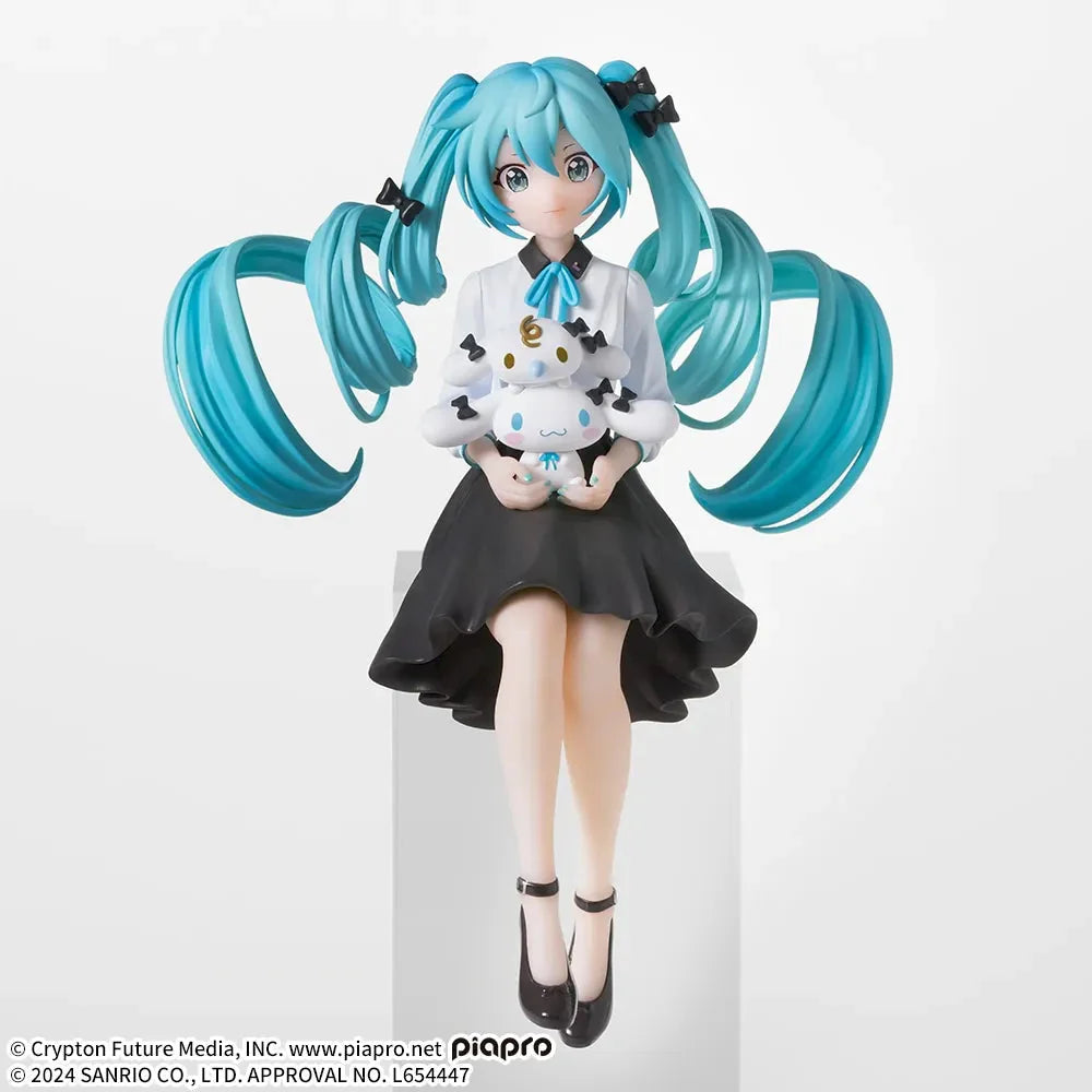 Hatsune Miku x Cinnamoroll Chokonose Premium Osumashi Ver. Figure