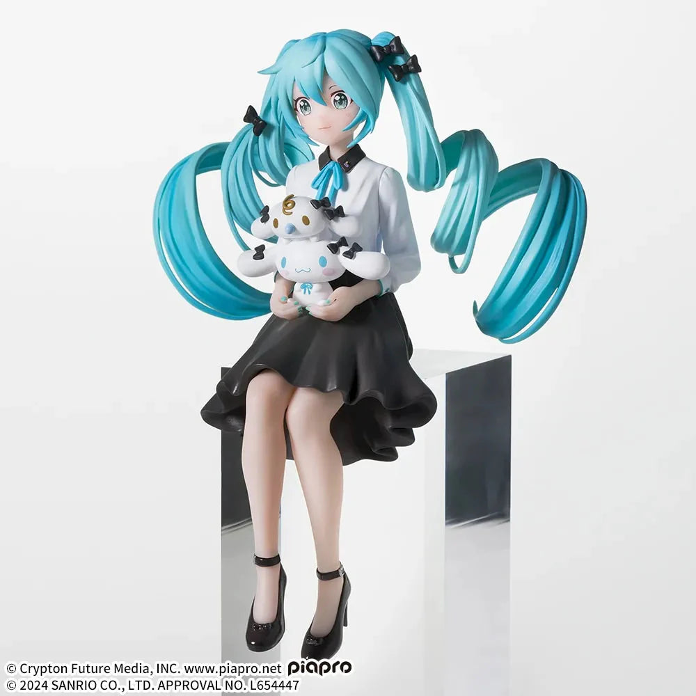 Hatsune Miku x Cinnamoroll Chokonose Premium Osumashi Ver. Figure