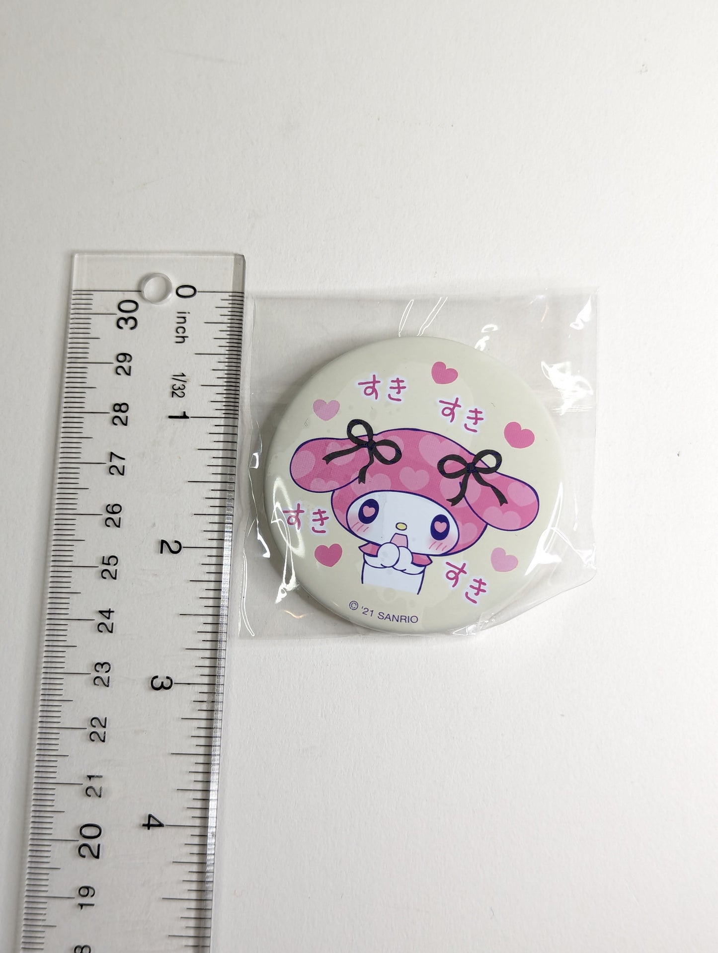 My Melody Sanrio Can Badge