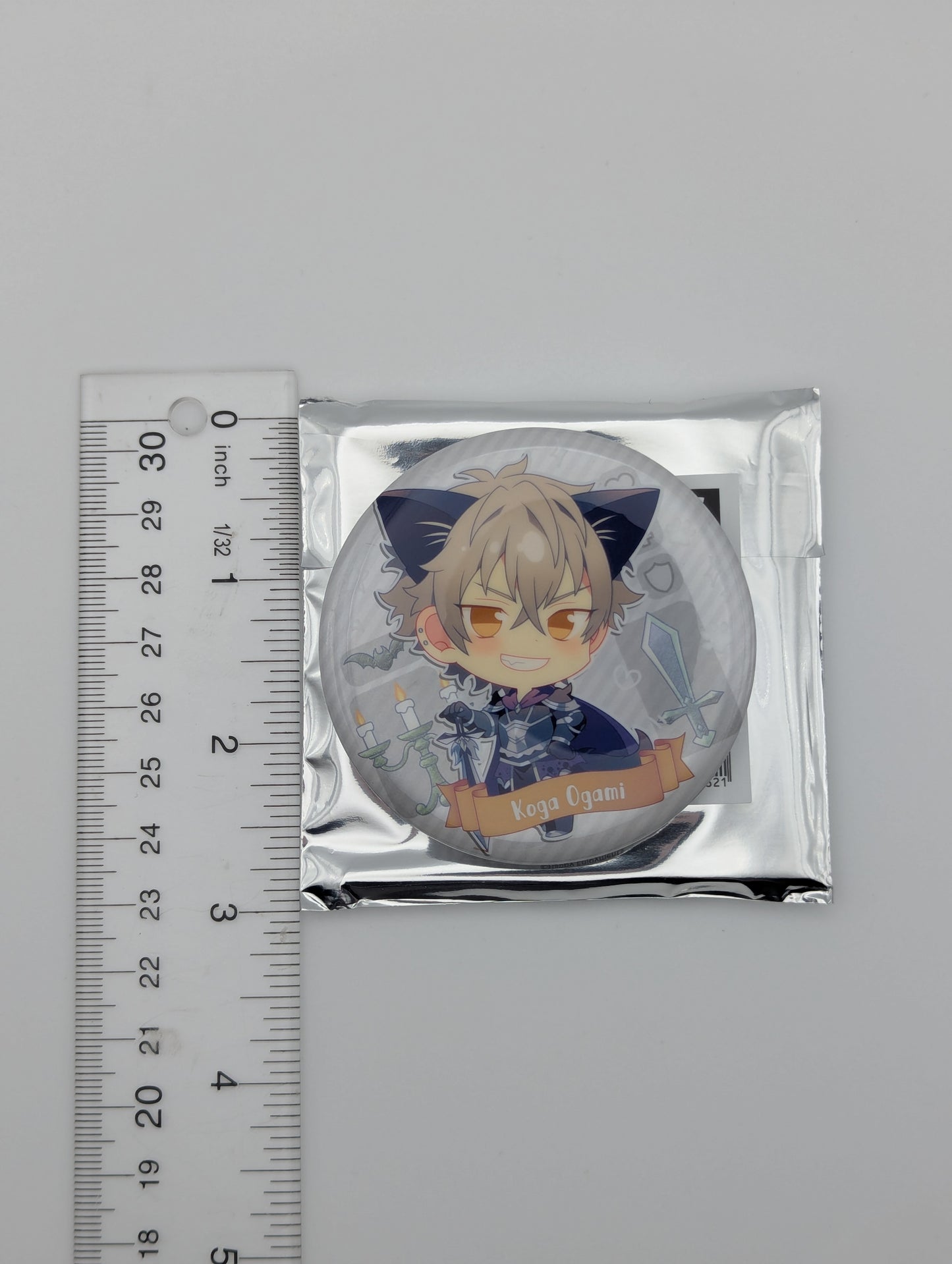 Koga Oogami Ensemble Stars CN Kitty Can Badge