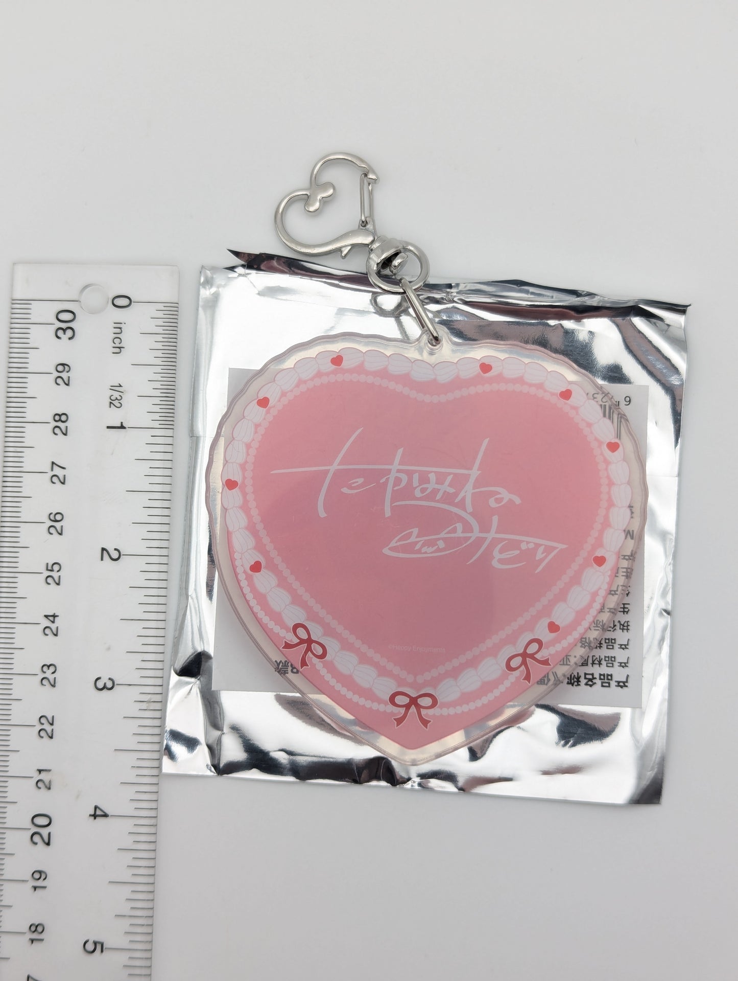 Midori Takamine Ensemble Stars CN Heart Cake Glitter Acrylic Keychain