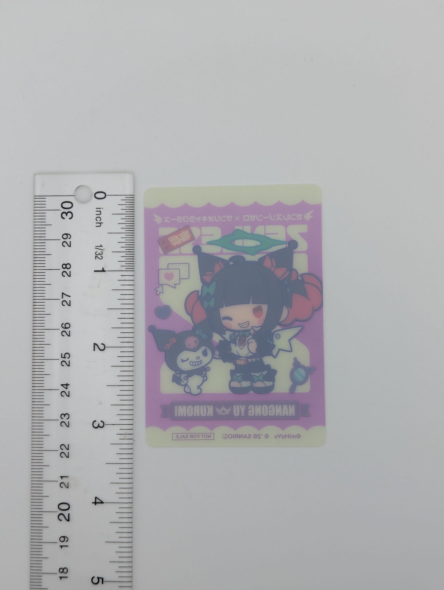 Nangong Yu Zenless Zone Zero x Sanrio Clear Card