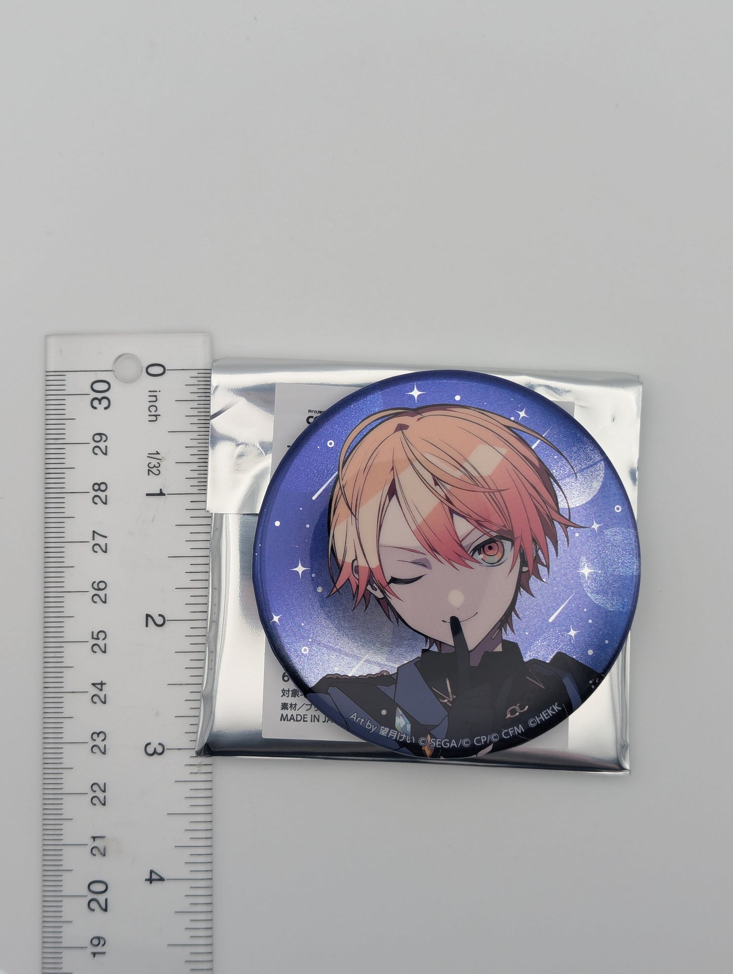 Tsukasa Tenma Ensemble Stars x Project Sekai Can Badge