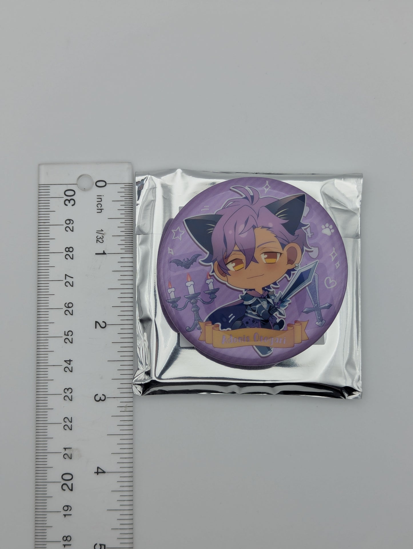 Adonis Otogari Ensemble Stars CN Kitty Can Badge