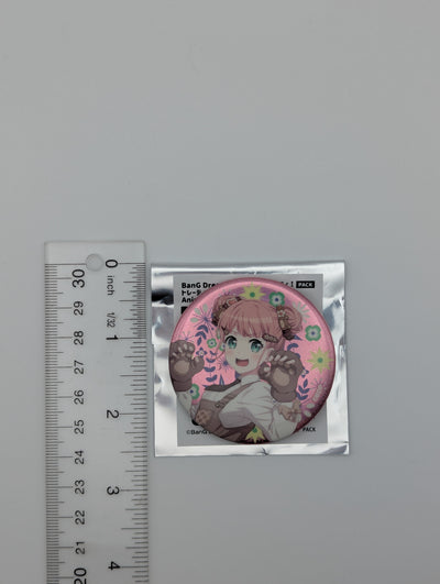 Himari Uehara Bang Dream Animal x Mofu-mofu Party Can Badge