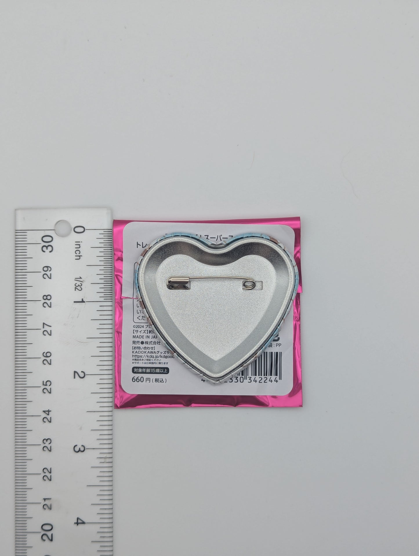 Keke Tang Love Live Valentine's ver Heart Can Badge *Foil*