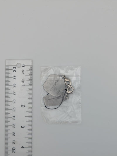 Aoi Asahina & Sakura Ogami Danganronpa Metal Charm Keychain