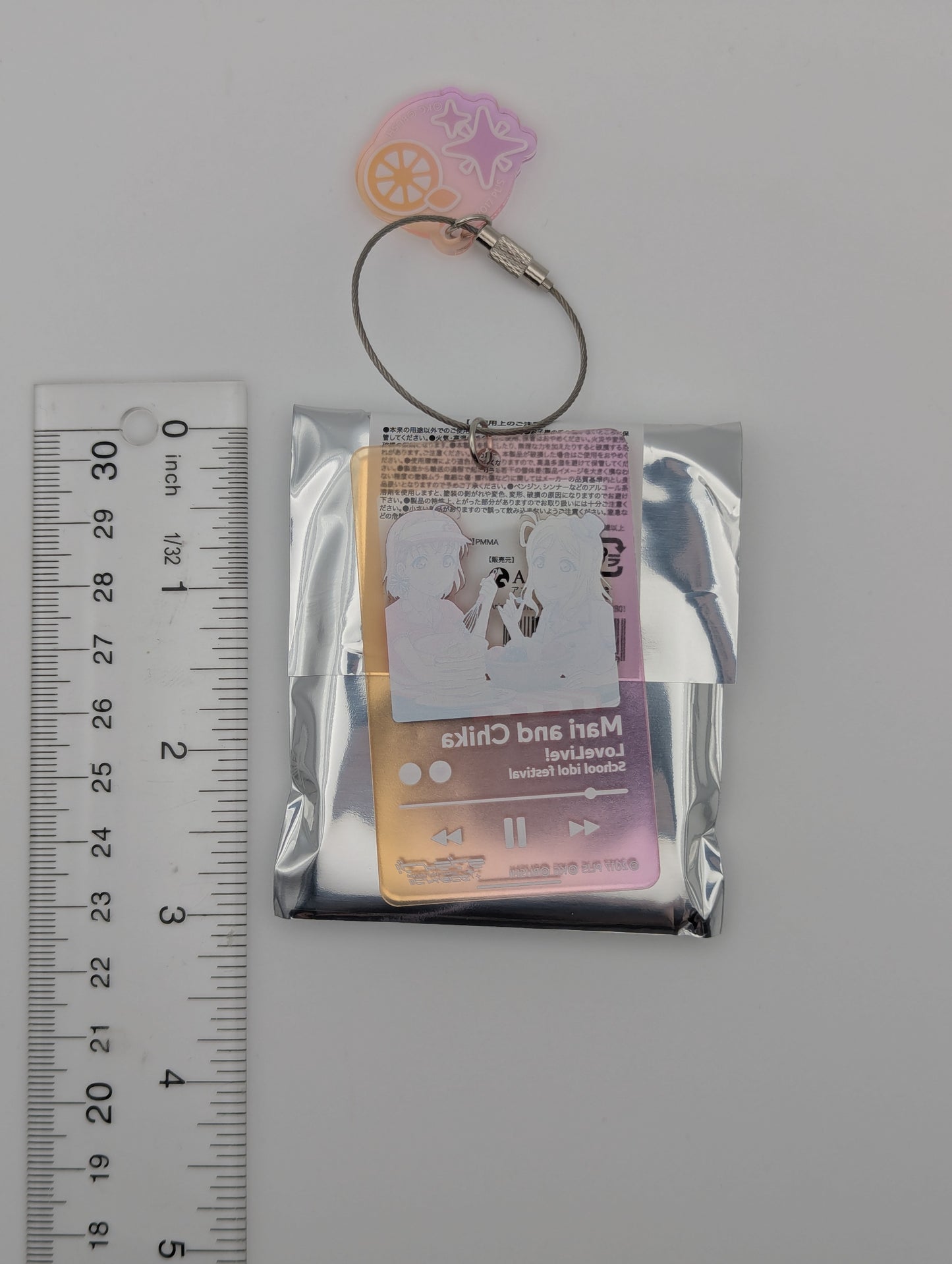 Mari Ohara & Chika Takami Love Live Sunshine UR Pair Acrylic Keychain