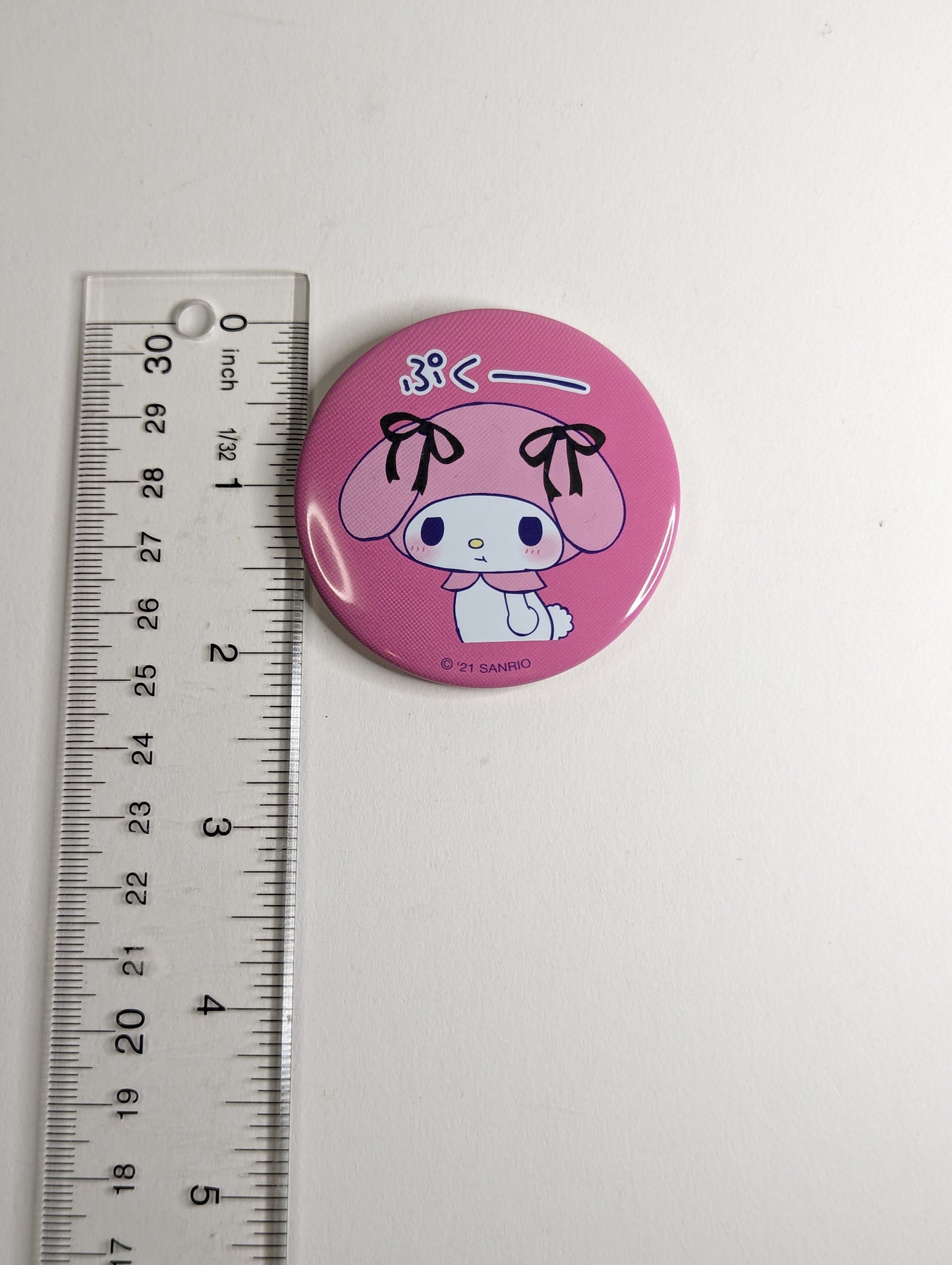 My Melody Sanrio Can Badge