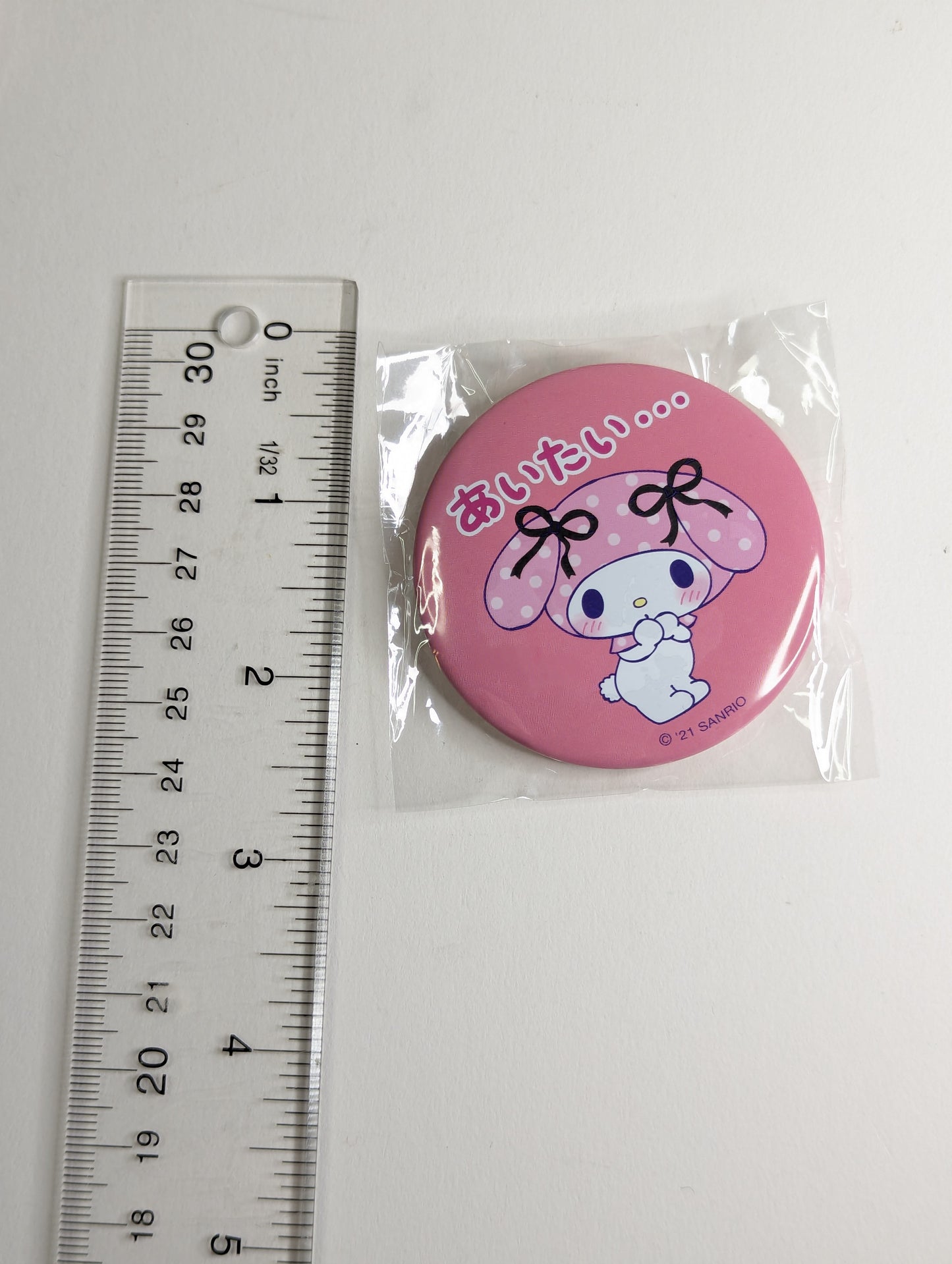 My Melody Sanrio Can Badge