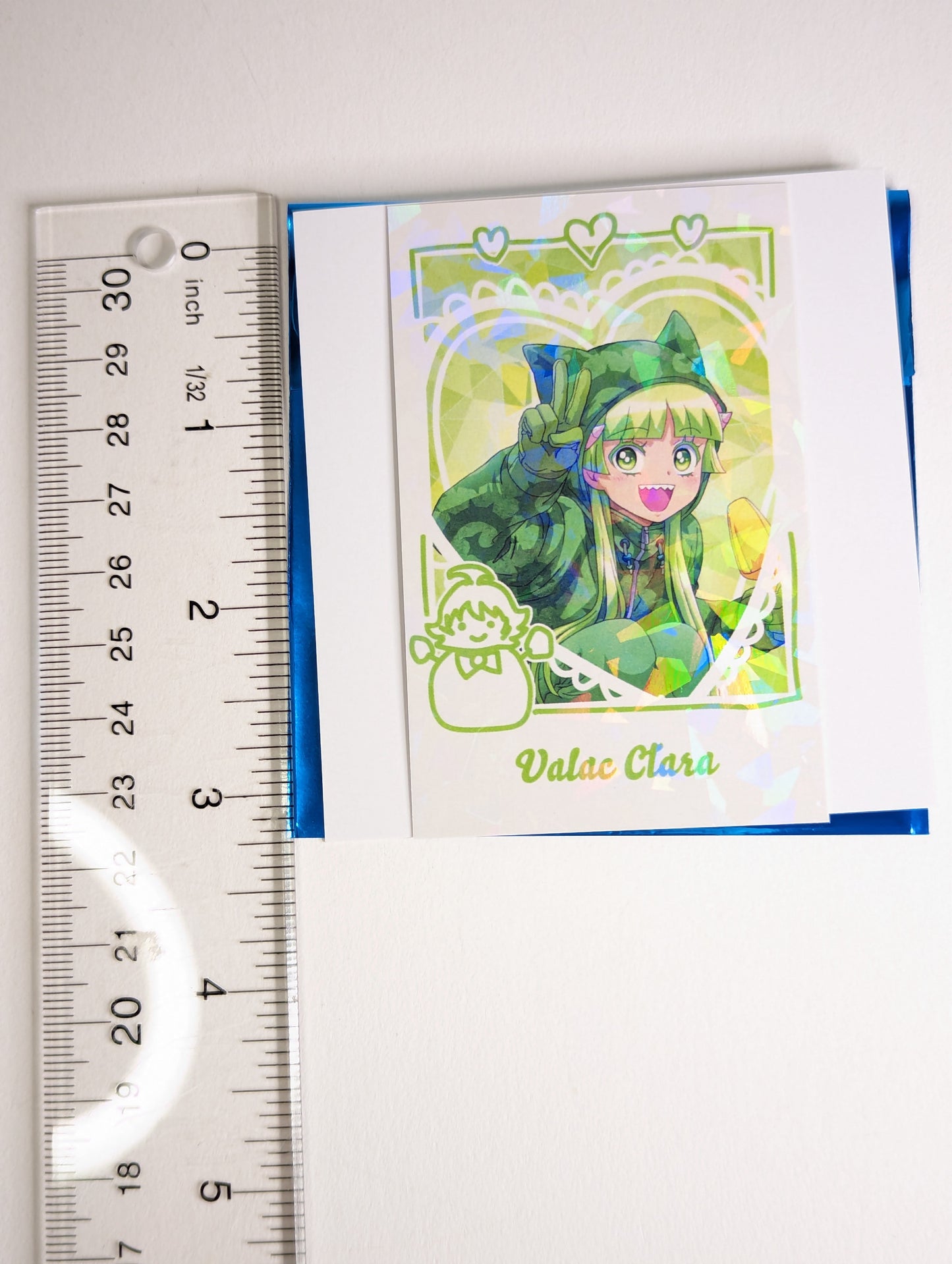 Clara Valac Welcome to Demon School Iruma-kun / Mairimashita Iruma-kun Babyls Winter Vacations Cafe Trading Card Bromide Holo ver.