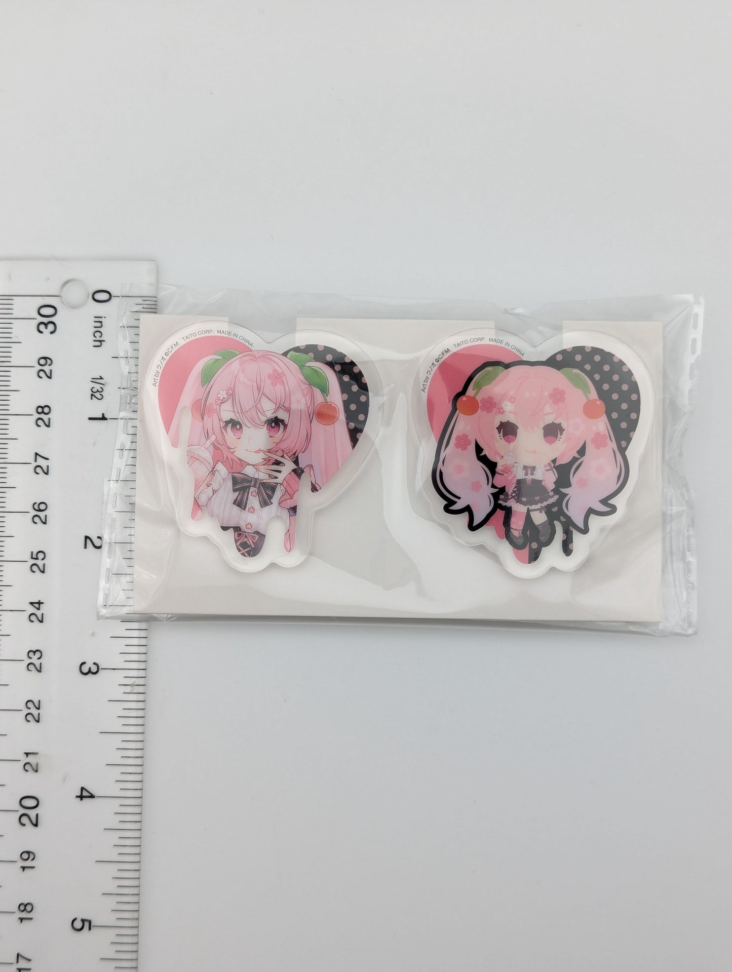 Hatsune Miku Sakura Miku Vocaloid Kuji Acrylic Clip Set