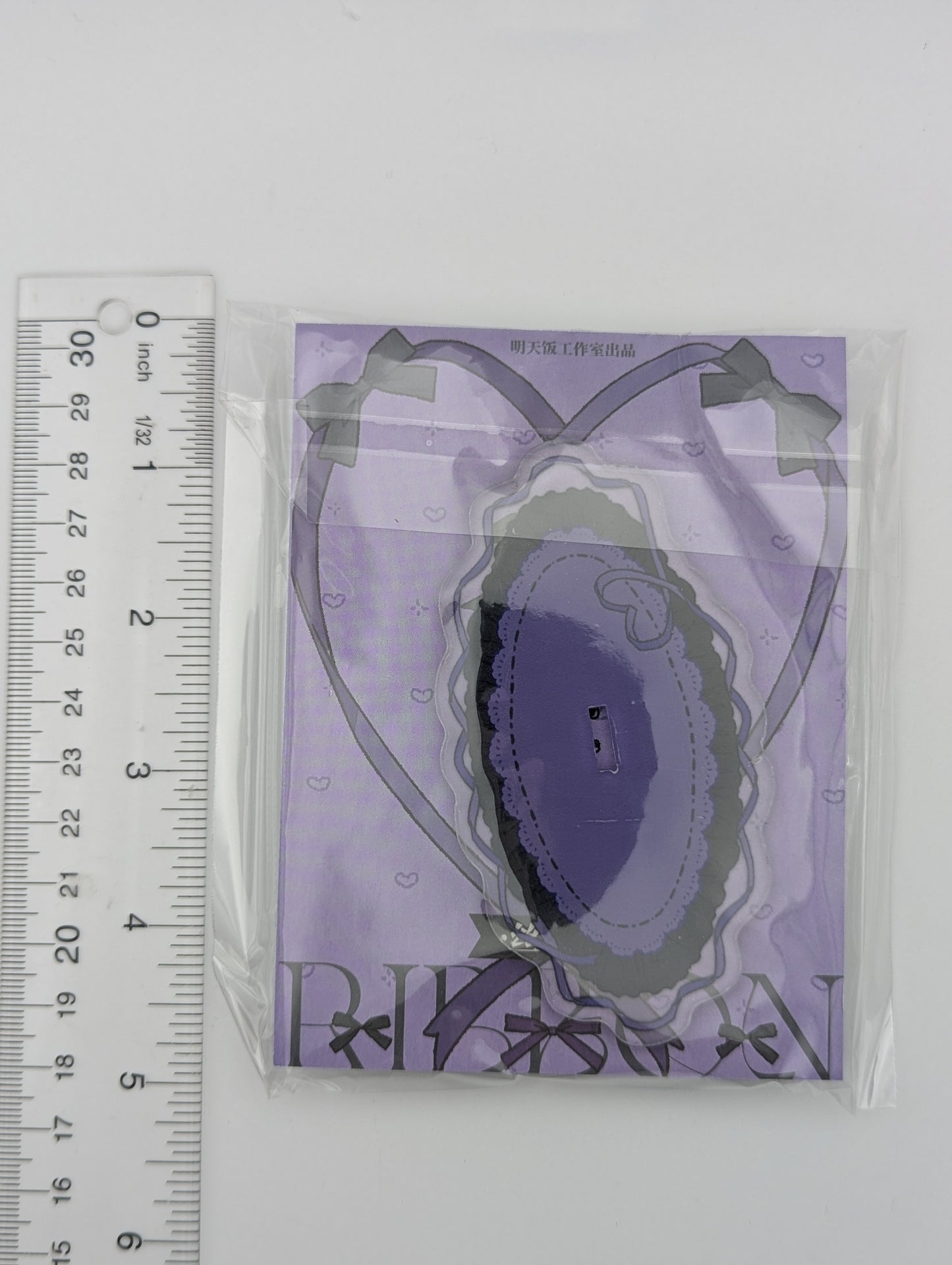 Purple Acrylic Photocard Holder Stand (6.7x9.2CM)