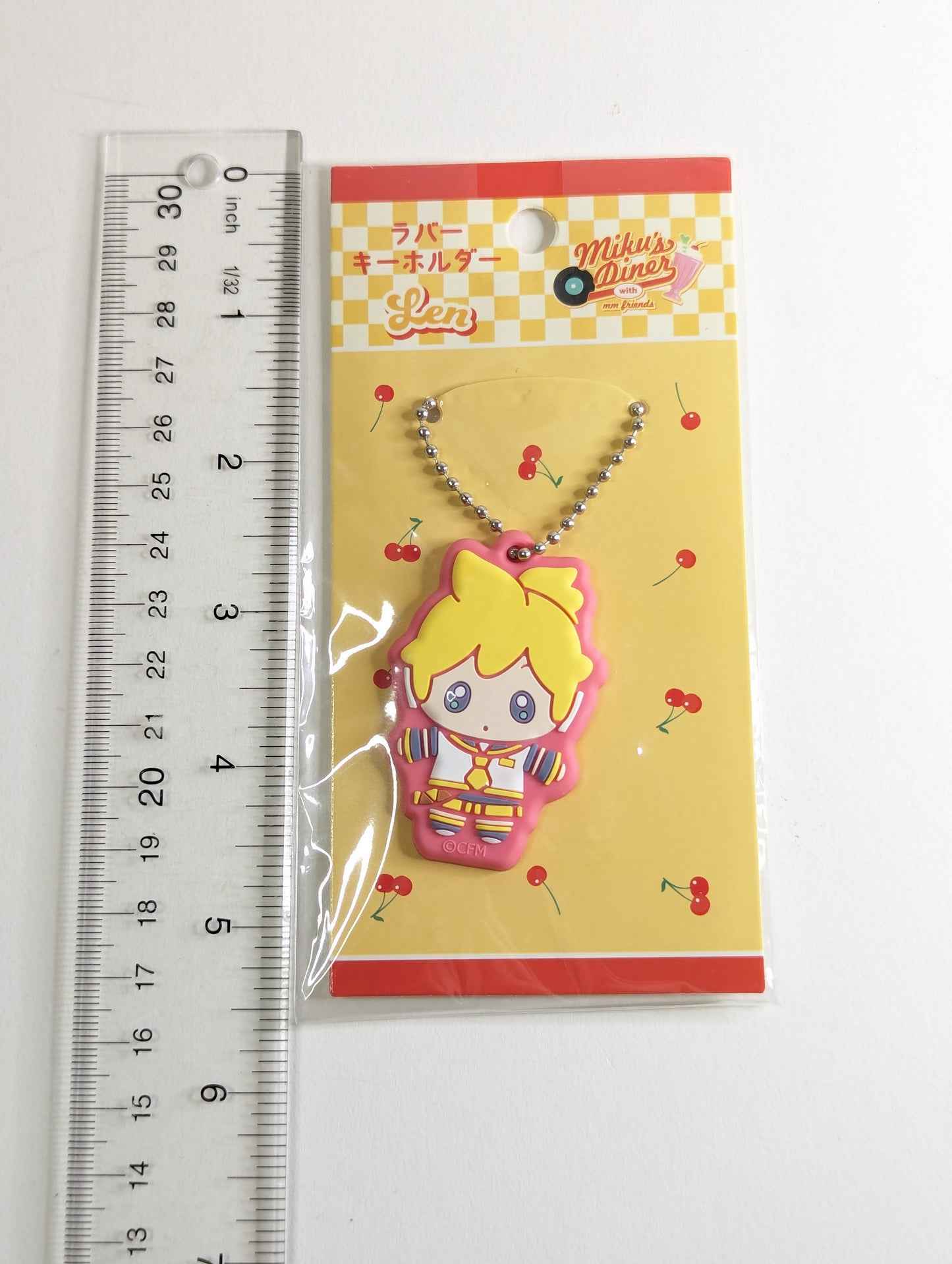 Kagamine Len Hatsune Miku Diner Rubber Strap