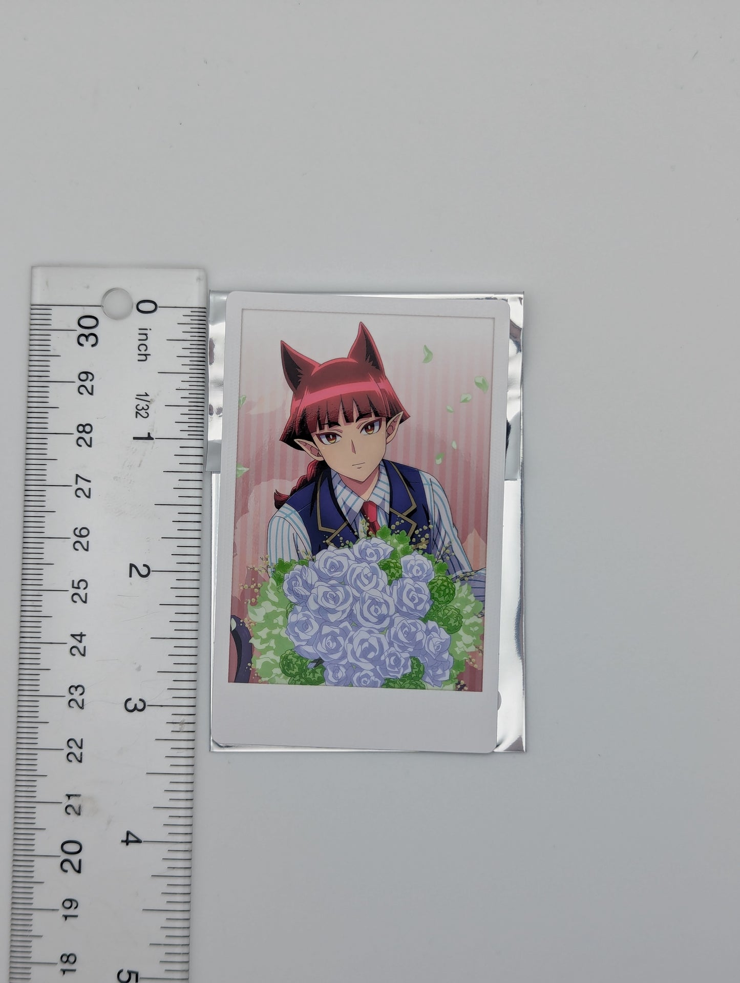 Opera Welcome to Demon School / Mairimashita Iruma-kun Bouquet ver. Polaroid-style Card