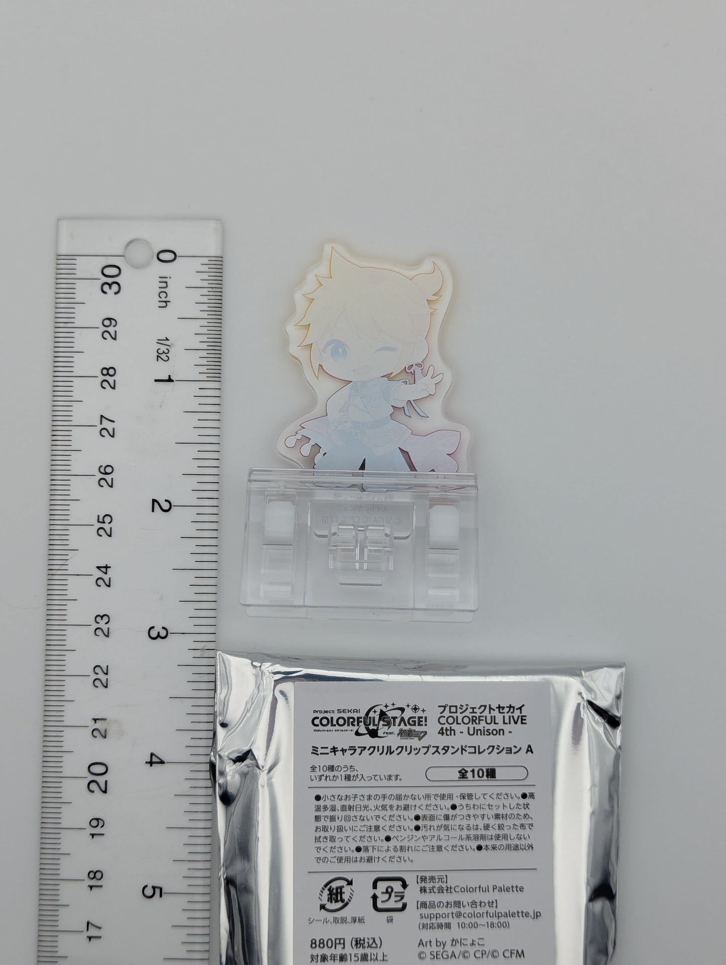 Kagamine Len Project Sekai COLORFUL LIVE 4th -Unison- Acrylic Clip Holder