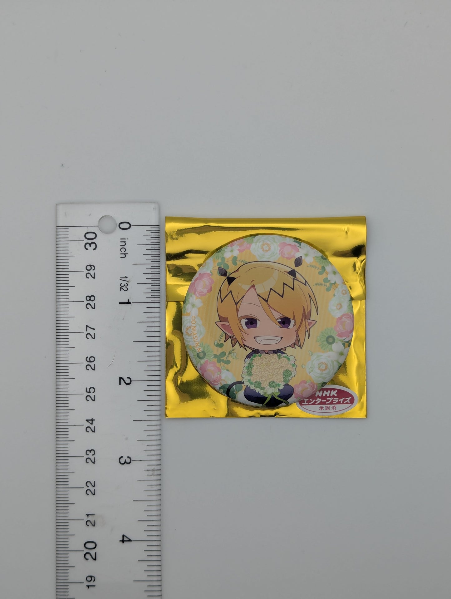 Shax Lied Welcome to Demon School / Mairimashita Iruma-kun Bouquet Ver. Can Badge