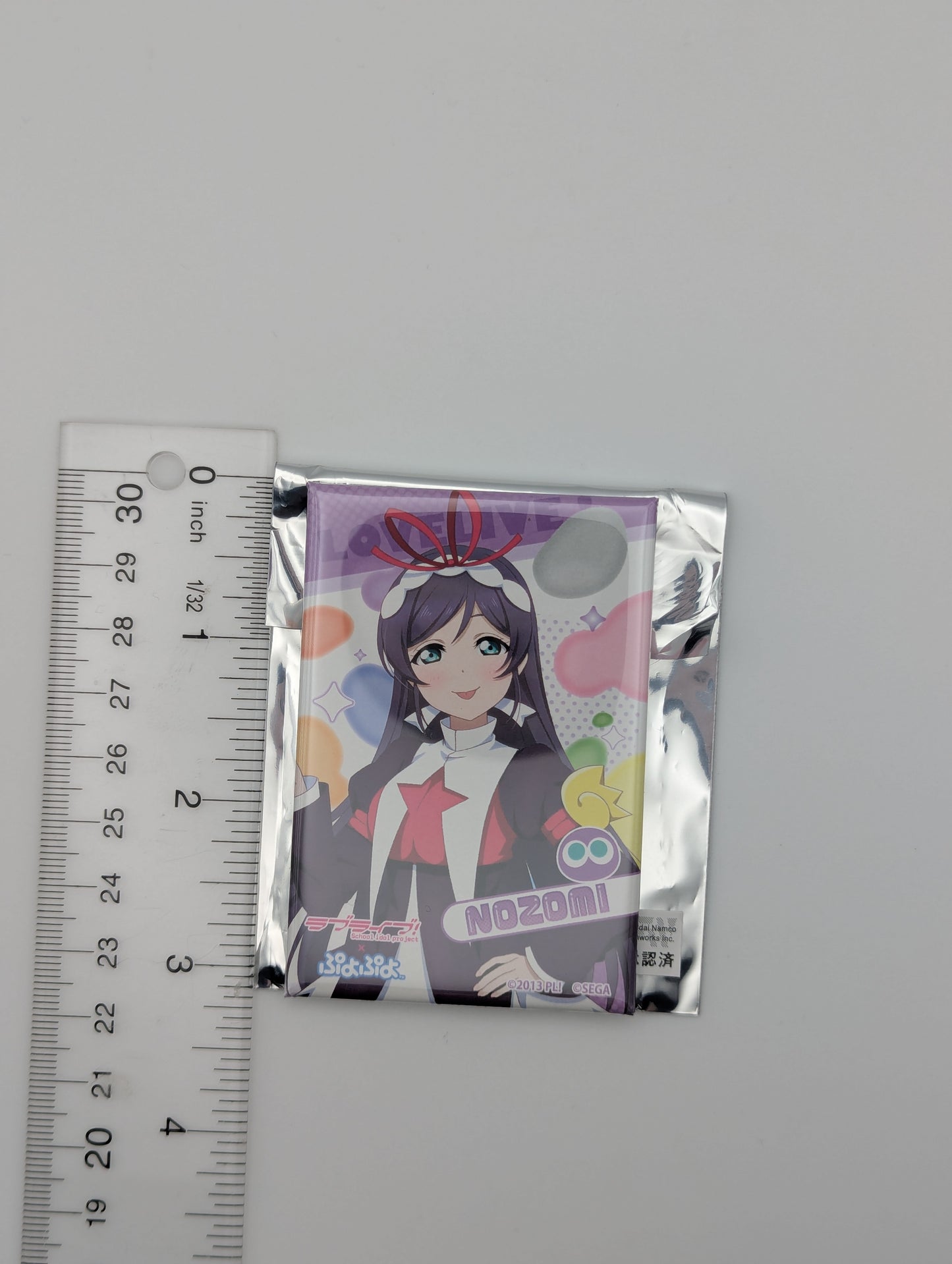 Nozomi Tojo Love Live x Puyo Puyo Square Can Badge