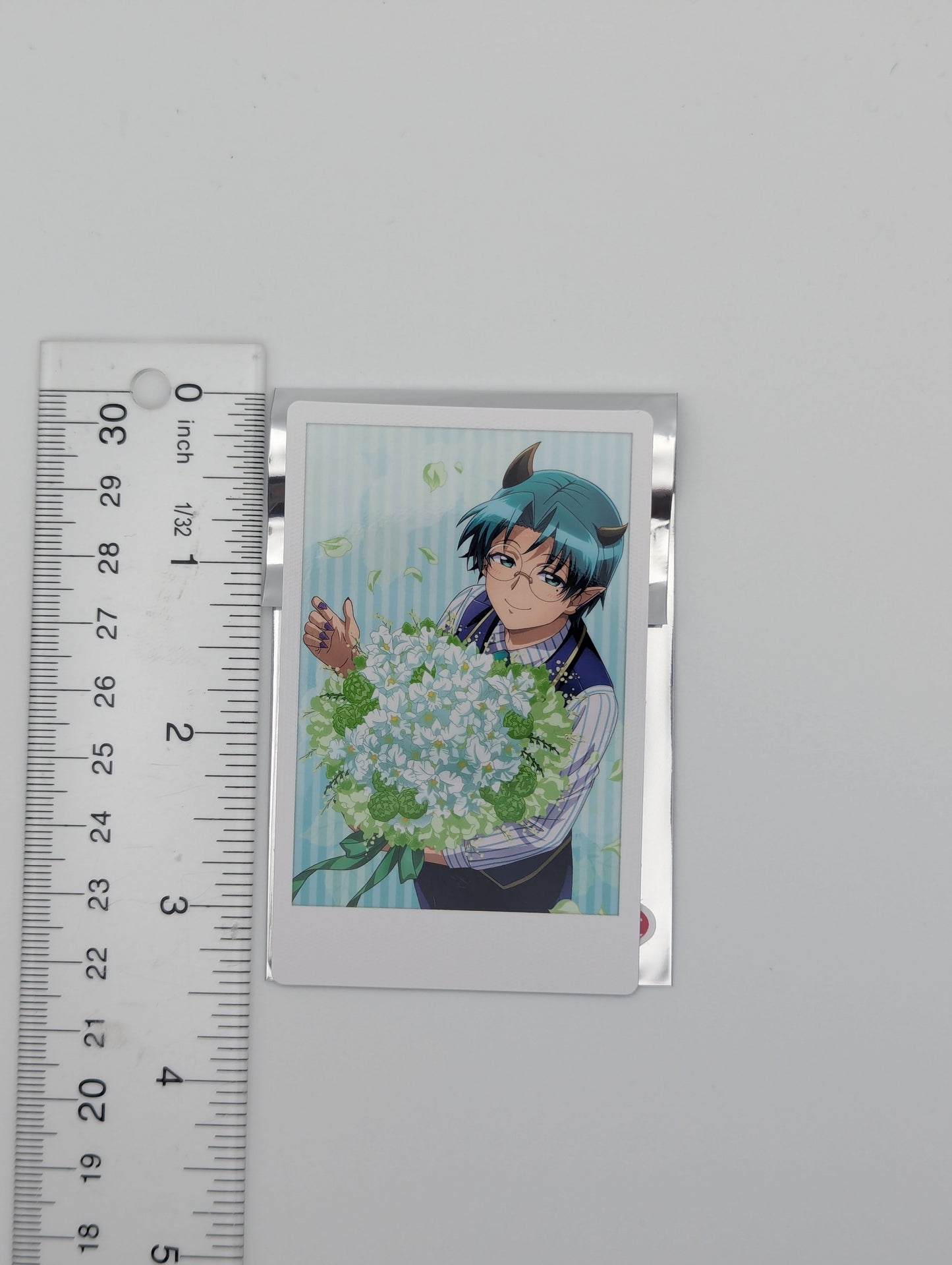 Amy Kirio Welcome to Demon School / Mairimashita Iruma-kun Bouquet ver. Polaroid-style Card