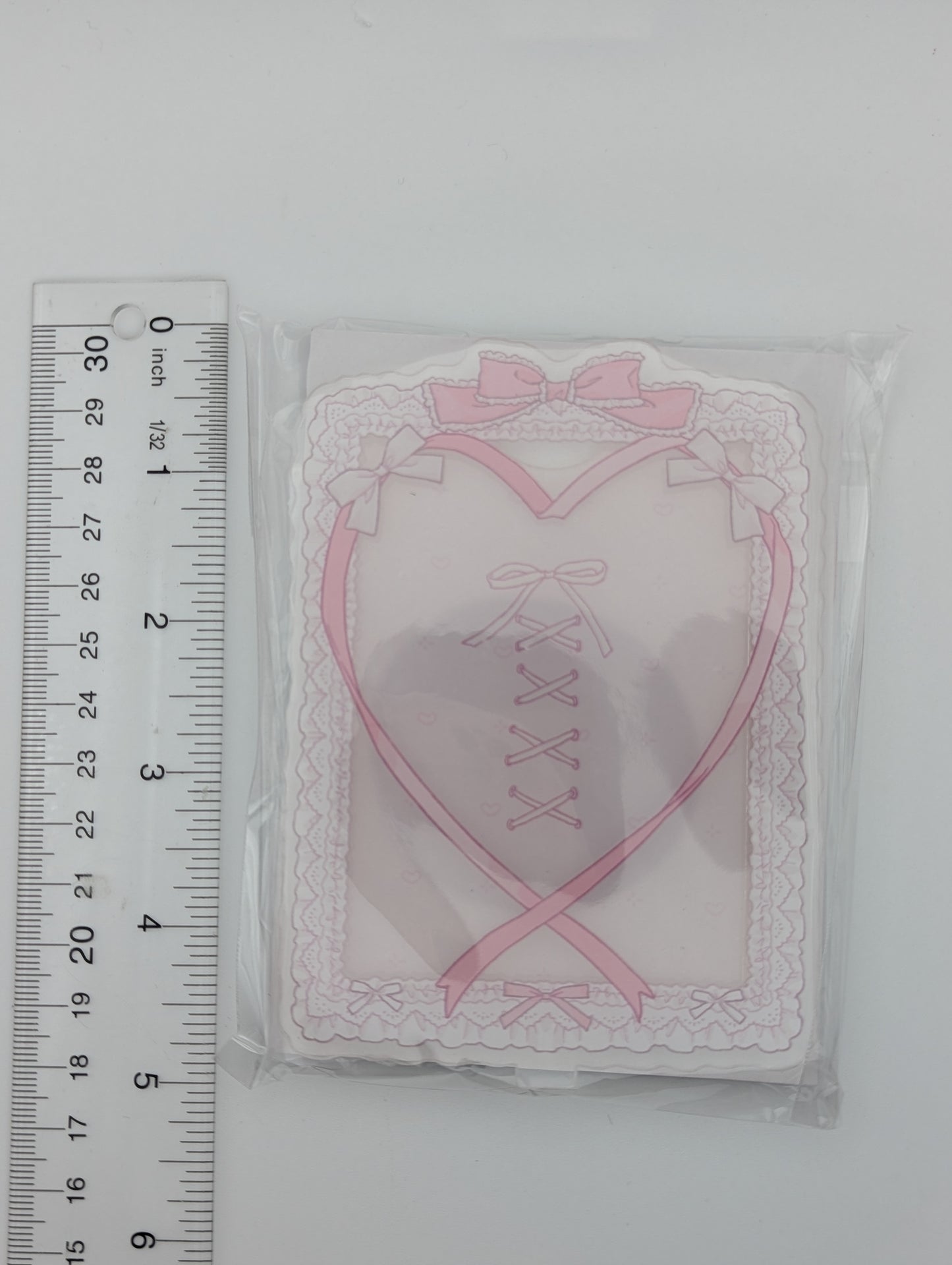Pink Acrylic Photocard Holder Stand (6.7x9.2CM)