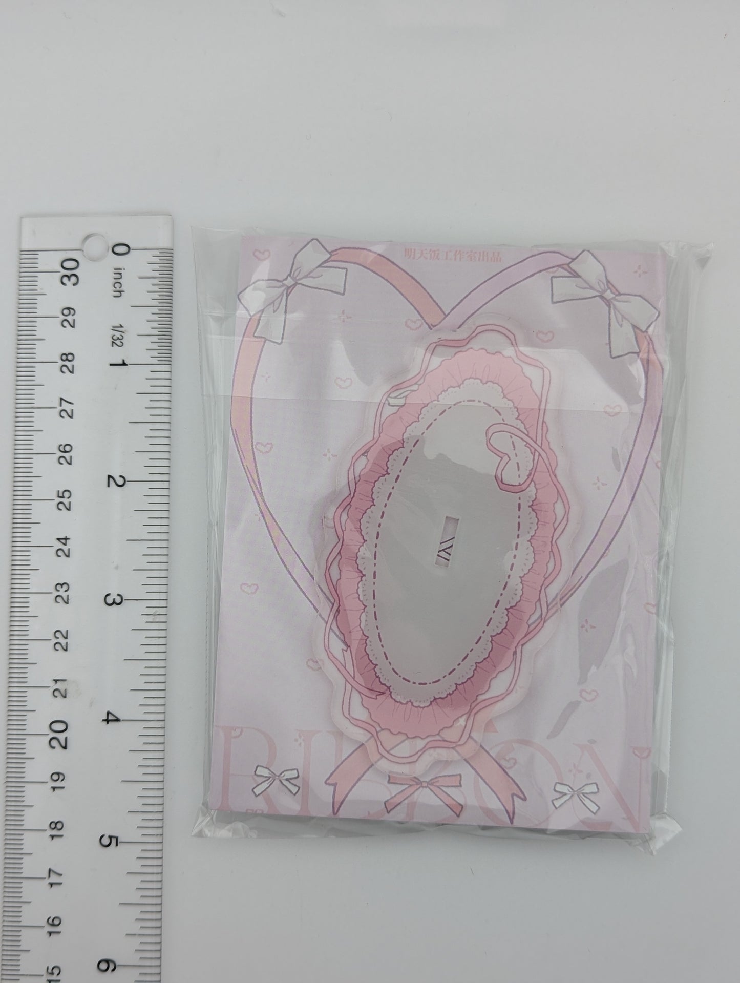 Pink Acrylic Photocard Holder Stand (6.7x9.2CM)