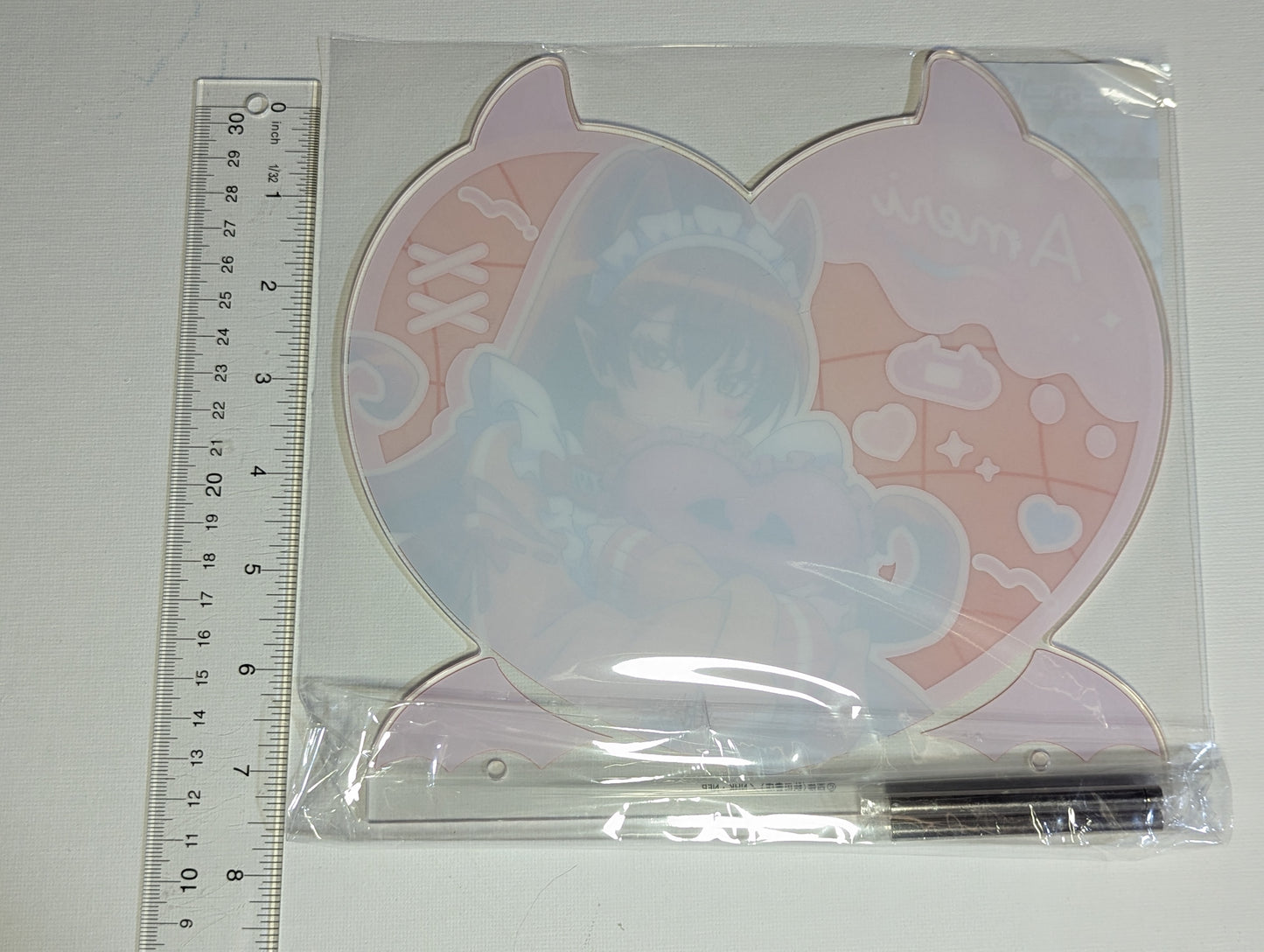 Ameri Azazel Welcome to Demon School Iruma-kun Jersey Acrylic Heart Panel