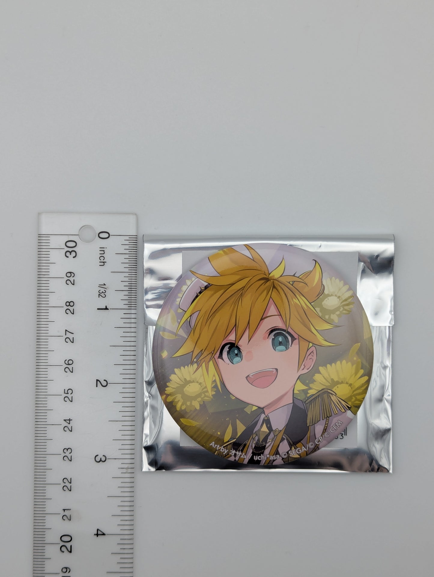 Kagamine Len Project Sekai 4th Anniversary Connect Live Can Badge