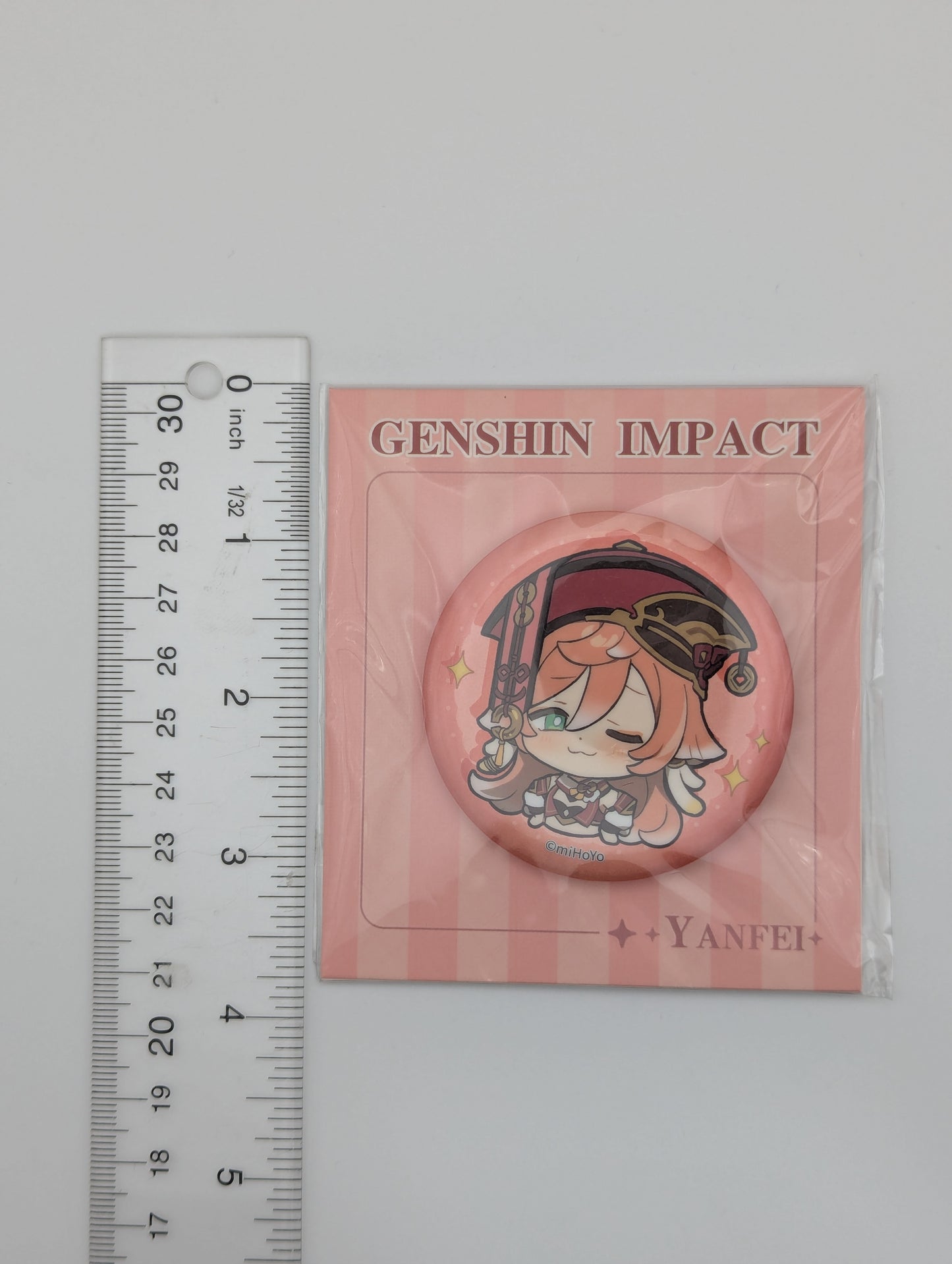 Yanfei Genshin Impact Can Badge