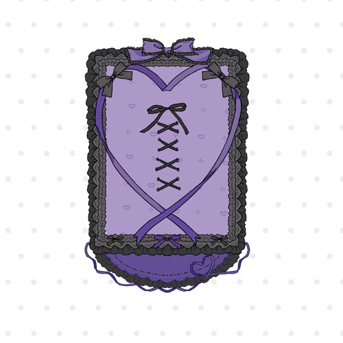 Purple Acrylic Photocard Holder Stand (6.7x9.2CM)