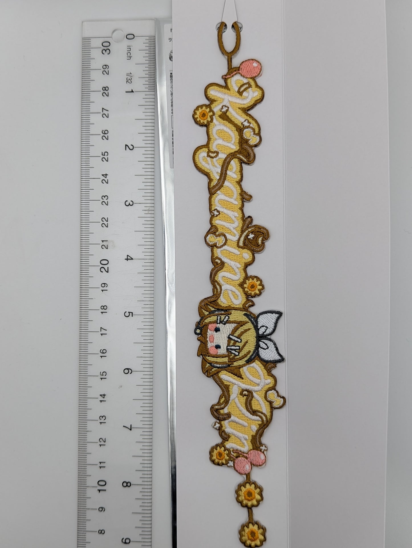 Kagamine Rin Project Sekai 4th Anniversary Embroidered Bracelet