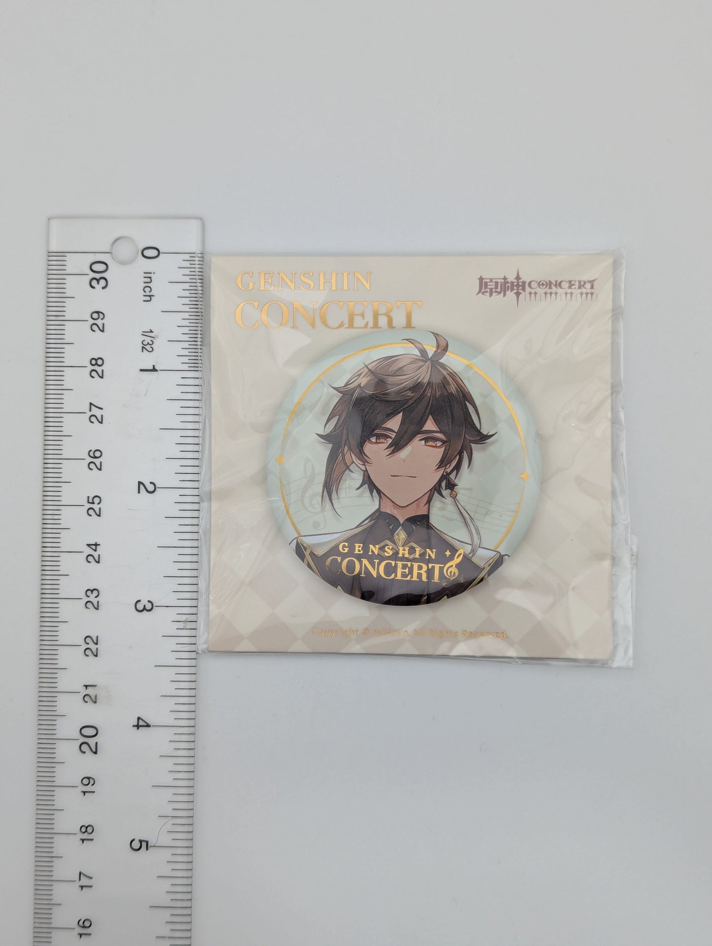 Zhongli Genshin Impact Concert Can Badge