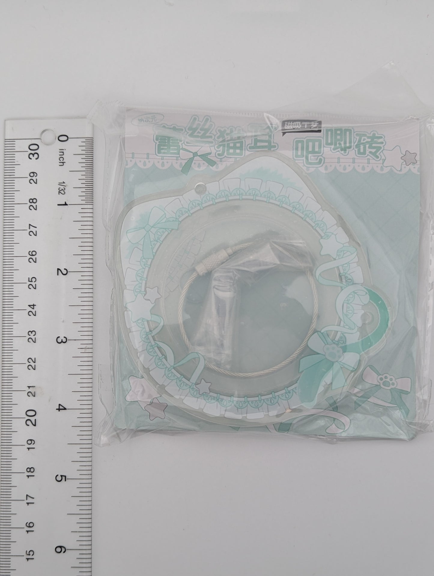 Mint Acrylic Cat Badge Holder (5.8/6.8/7.5CM)