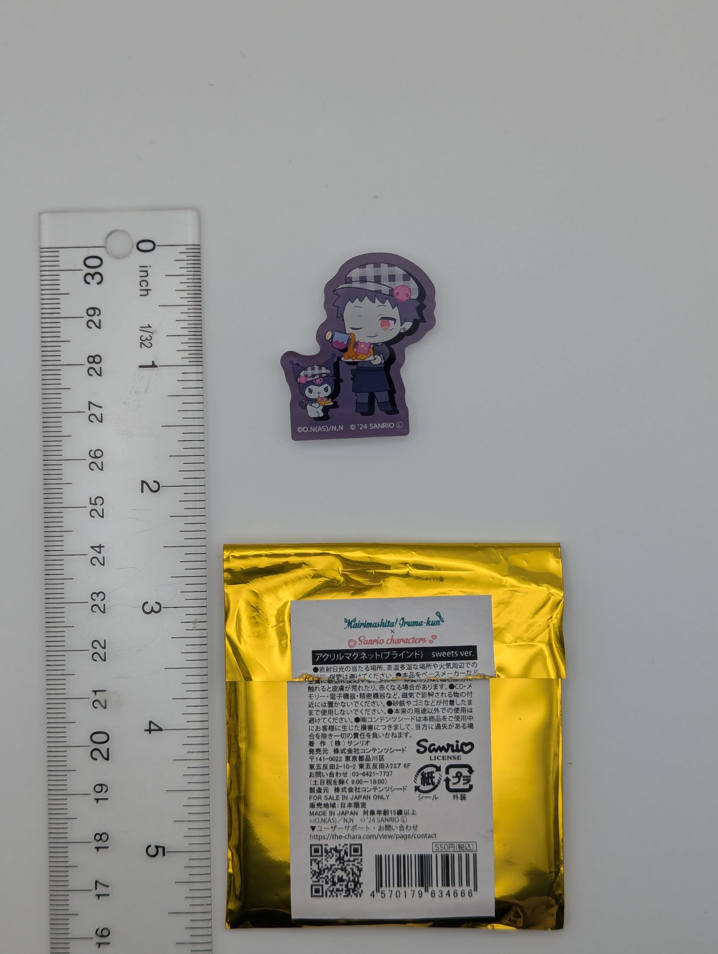 Andro M Jazz Mairimashita / Welcome to Demon School Iruma-kun x Sanrio The Chara Shop Acrylic Magnet