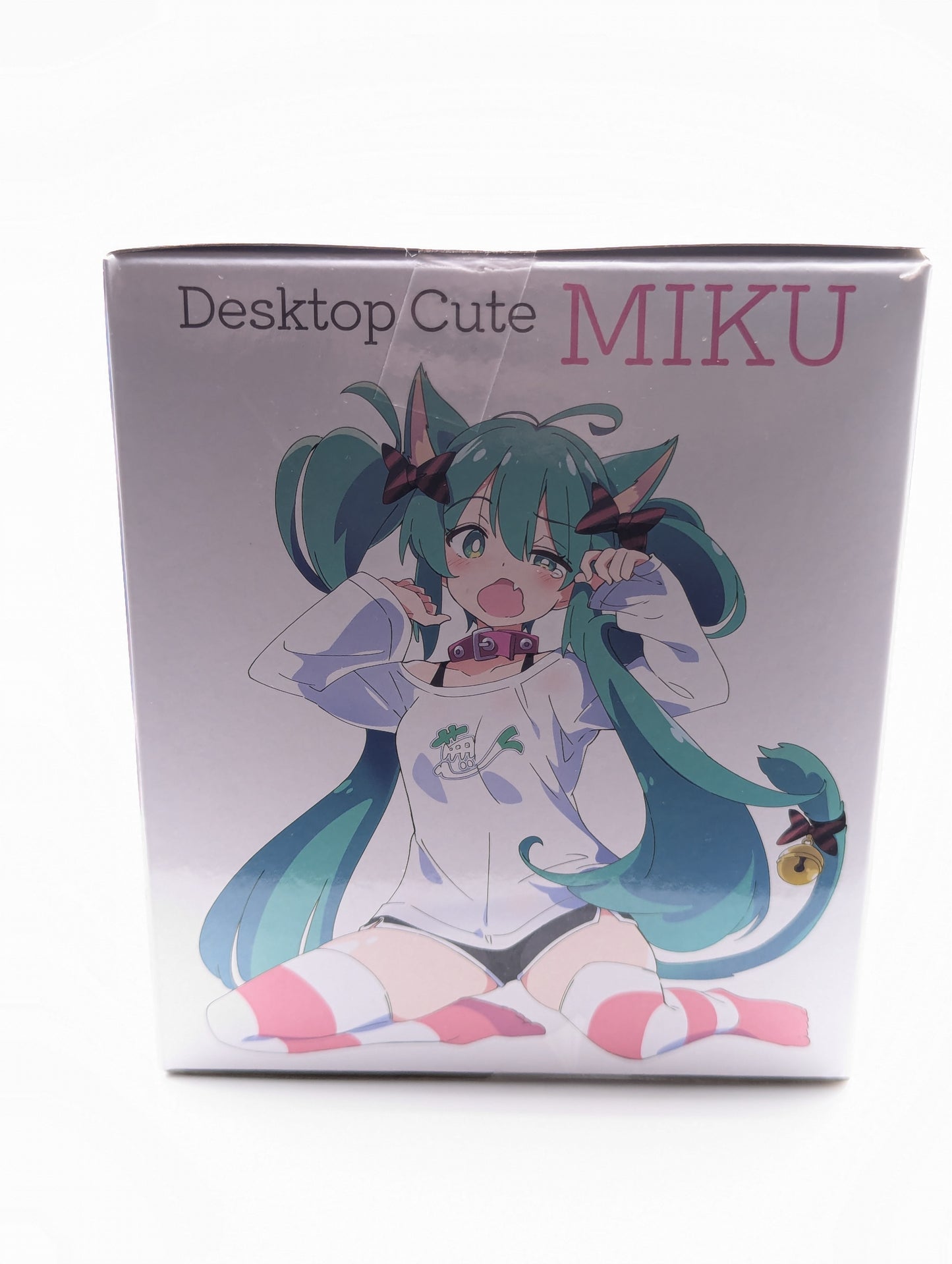 Vocaloid Desktop Cute Hatsune Miku (Nekomimi T-Shirt Ver.) Figure