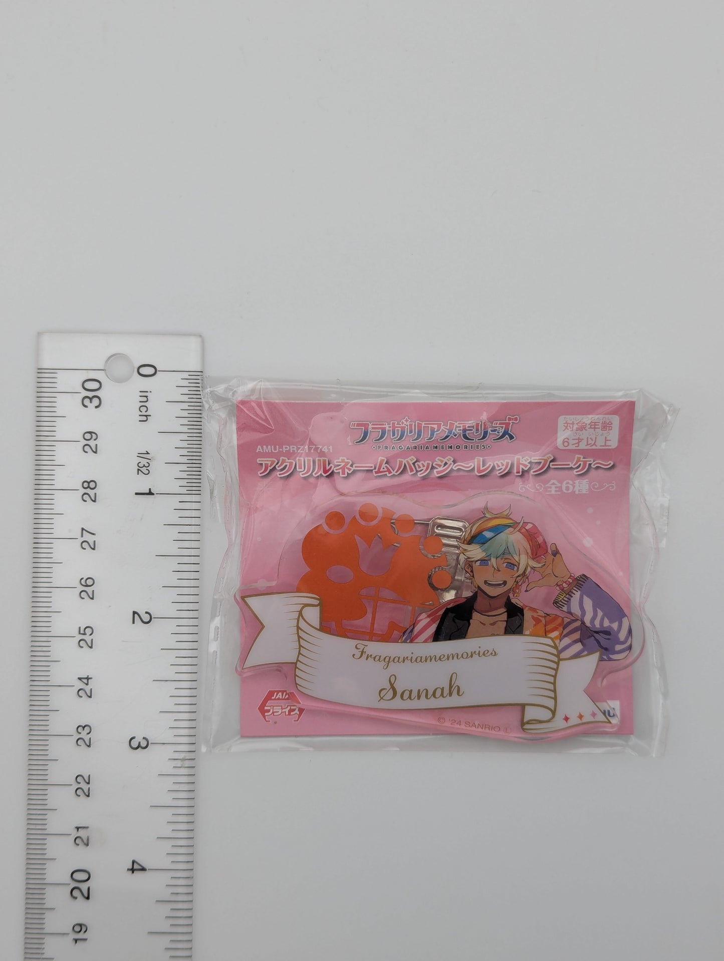 Sanah Fragaria Memories Character Acrylic Badge