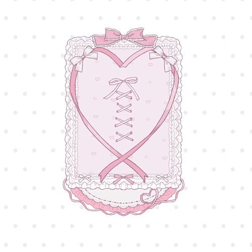 Pink Acrylic Photocard Holder Stand (6.7x9.2CM)