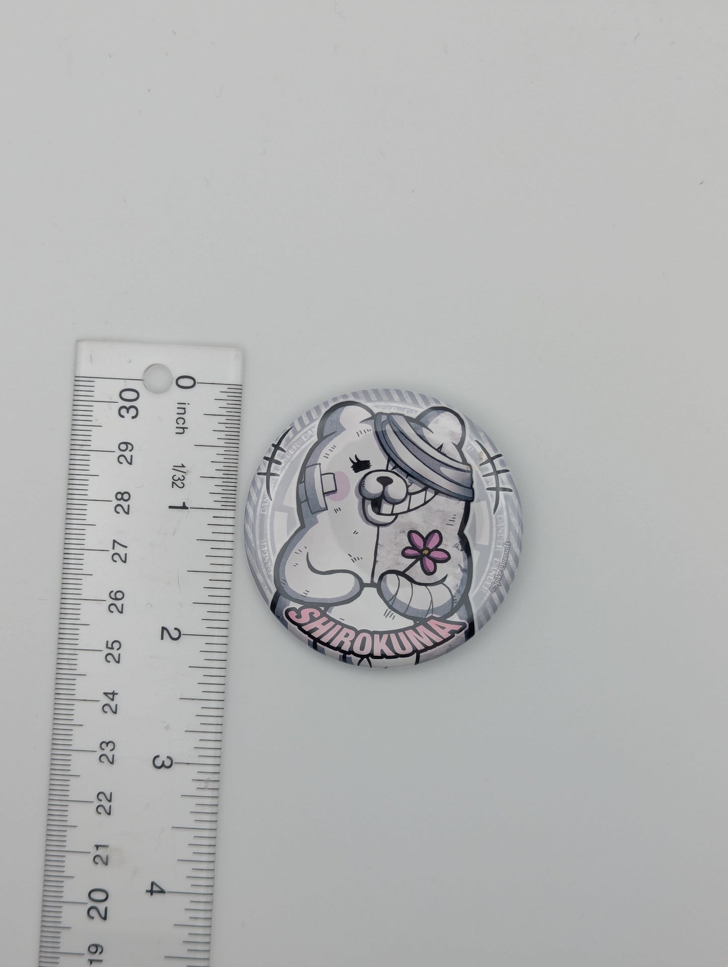 Shirokuma Danganronpa Can Badge
