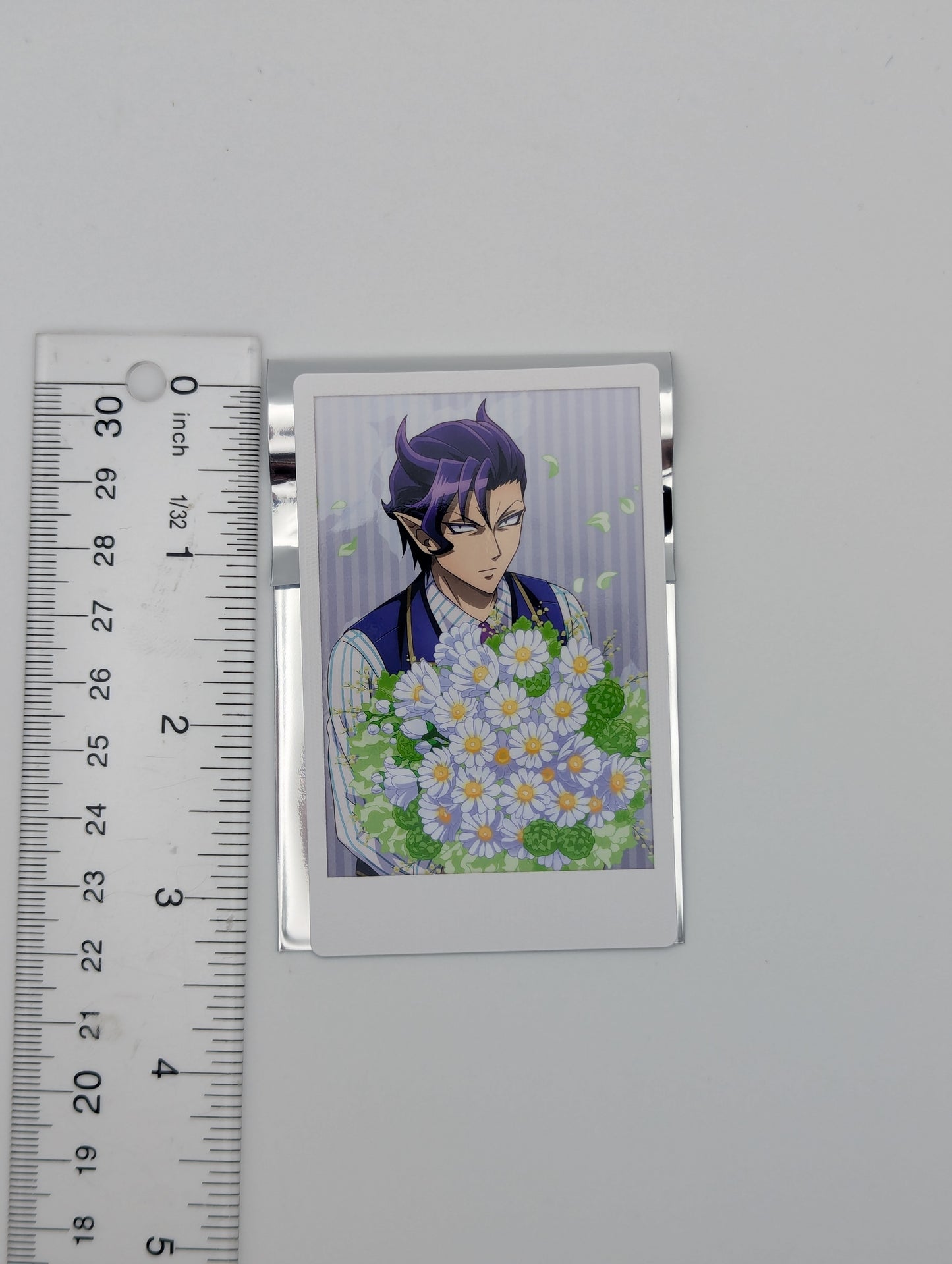 Naberius Kalego Welcome to Demon School / Mairimashita Iruma-kun Bouquet ver. Polaroid-style Card