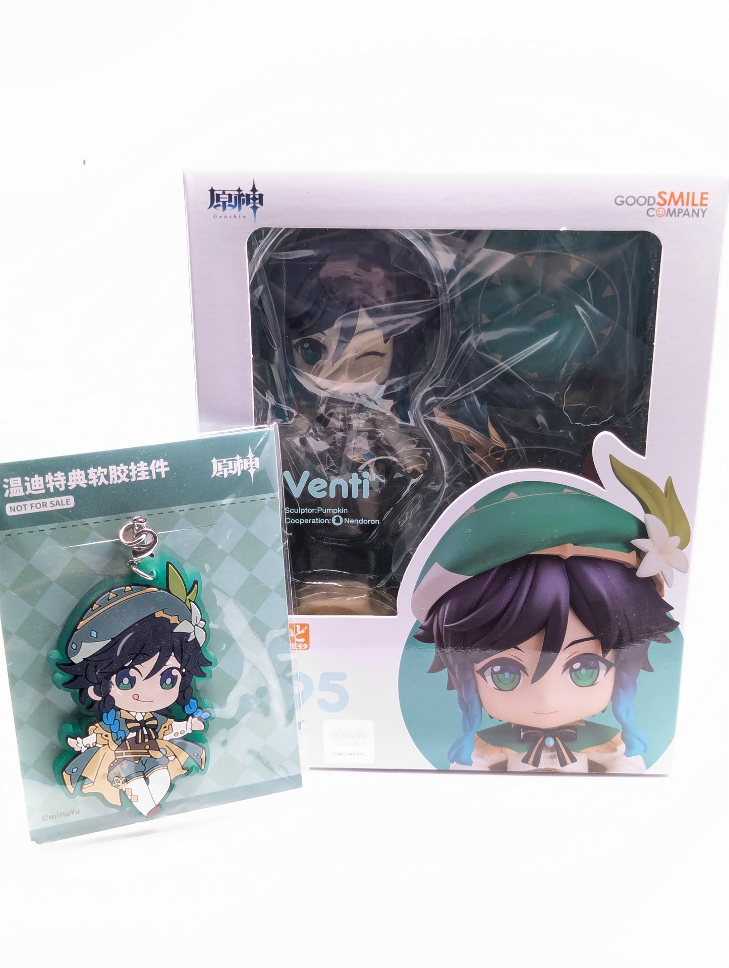 Genshin Impact Nendoroid 1795 Venti w/ Rubber Strap Bonus