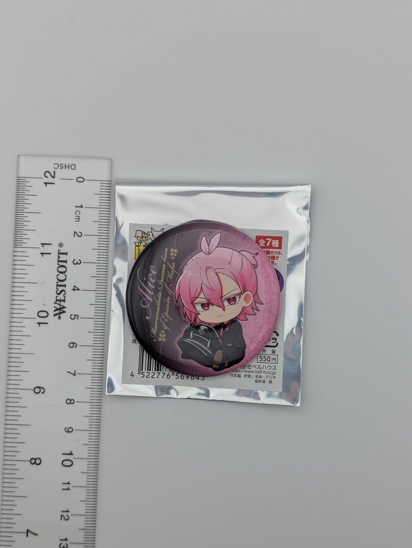 Asmodeus Alice Welcome to Demon School / Mairimashita Iruma-kun Mafia ver. Can Badge