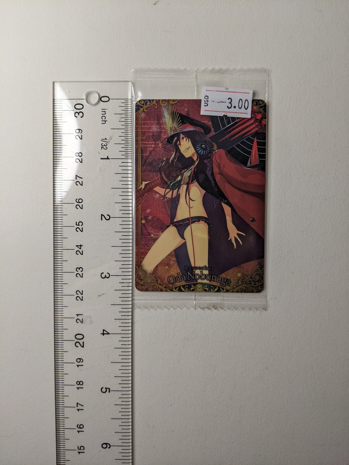 Oda Nobunaga Fate Wafer Card