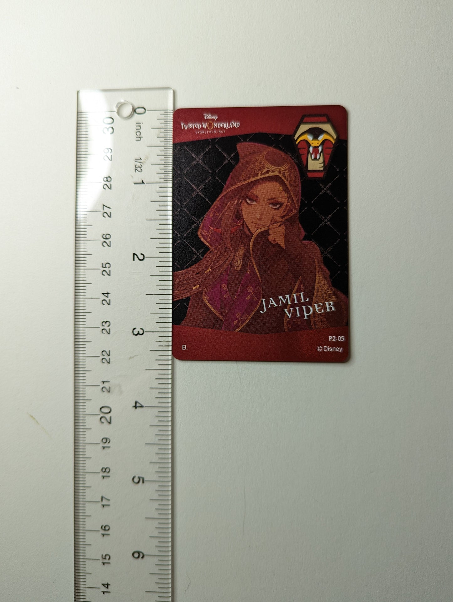 Jamil Viper Twisted Wonderland Metallic Card
