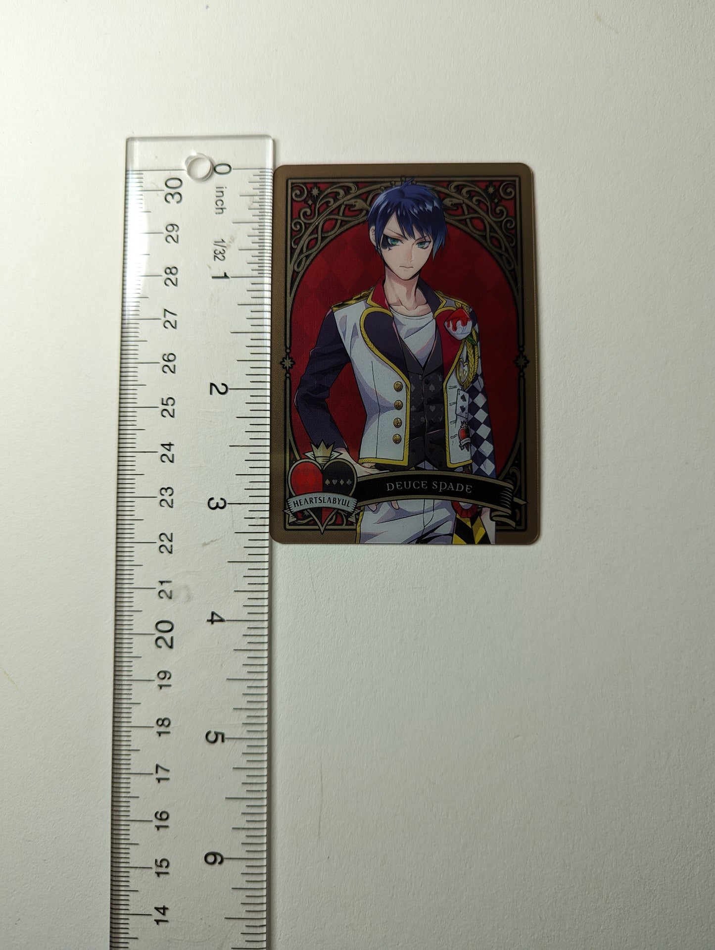 Deuce Spade Twisted Wonderland Metallic Card
