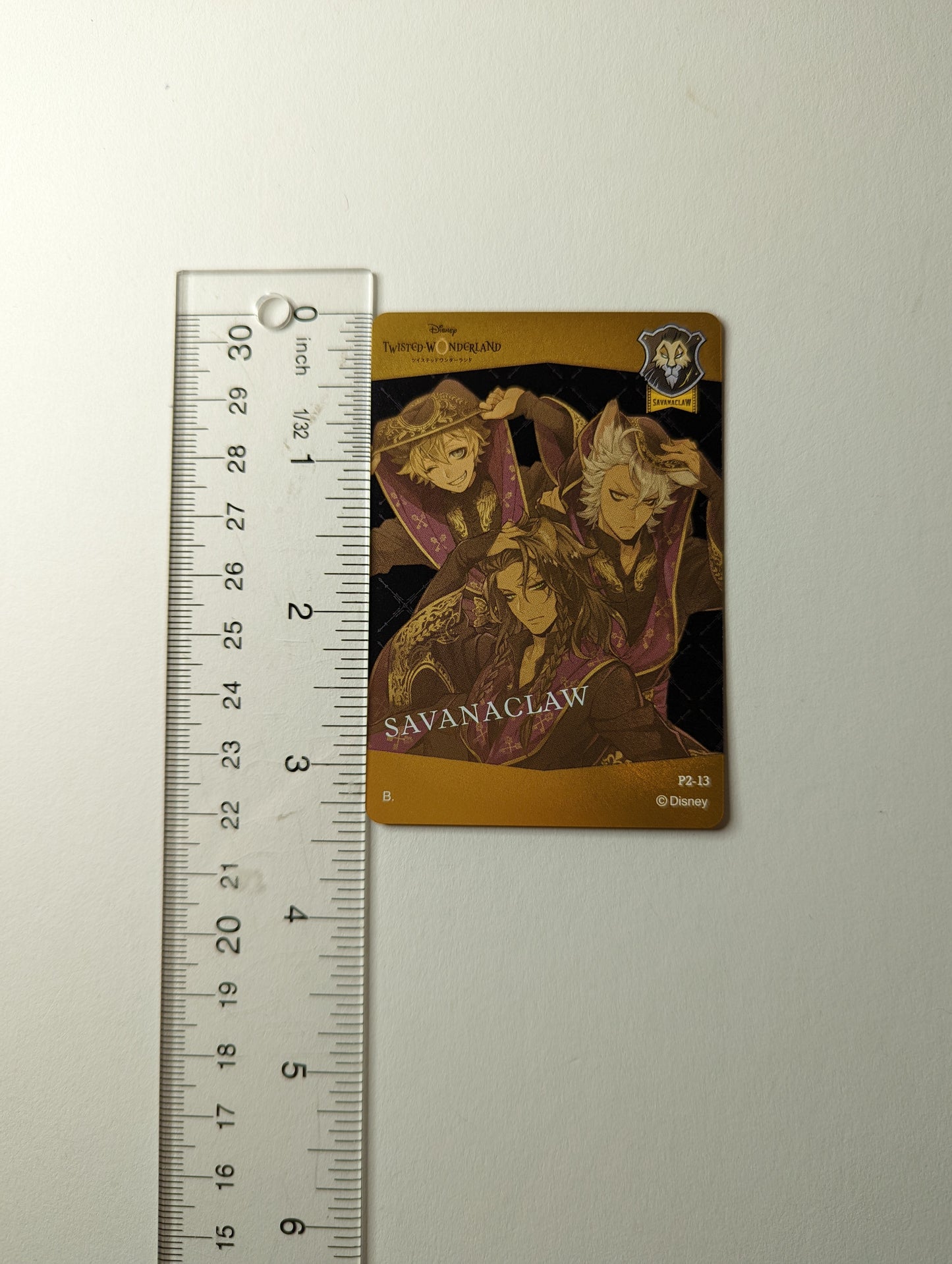 Savanaclaw Twisted Wonderland Metallic Card