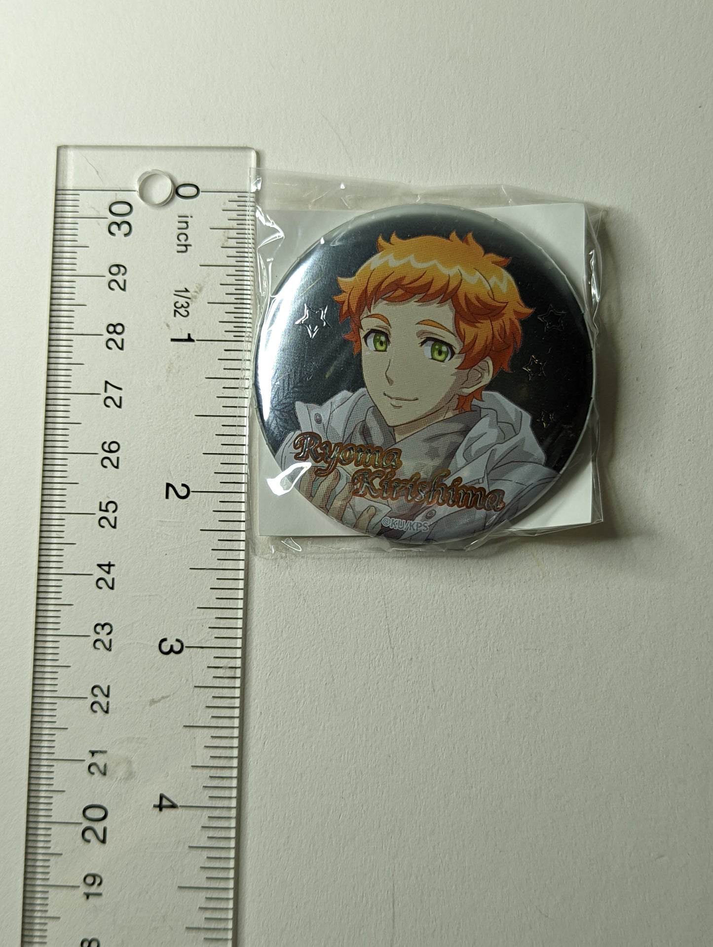 Ryoma Kirishima Cute High Earth Defense Club Holo Can Badge