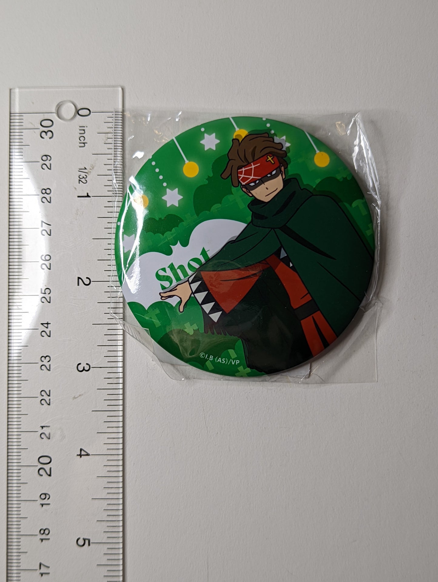Shot Vampire Dies in No Time Can Badge