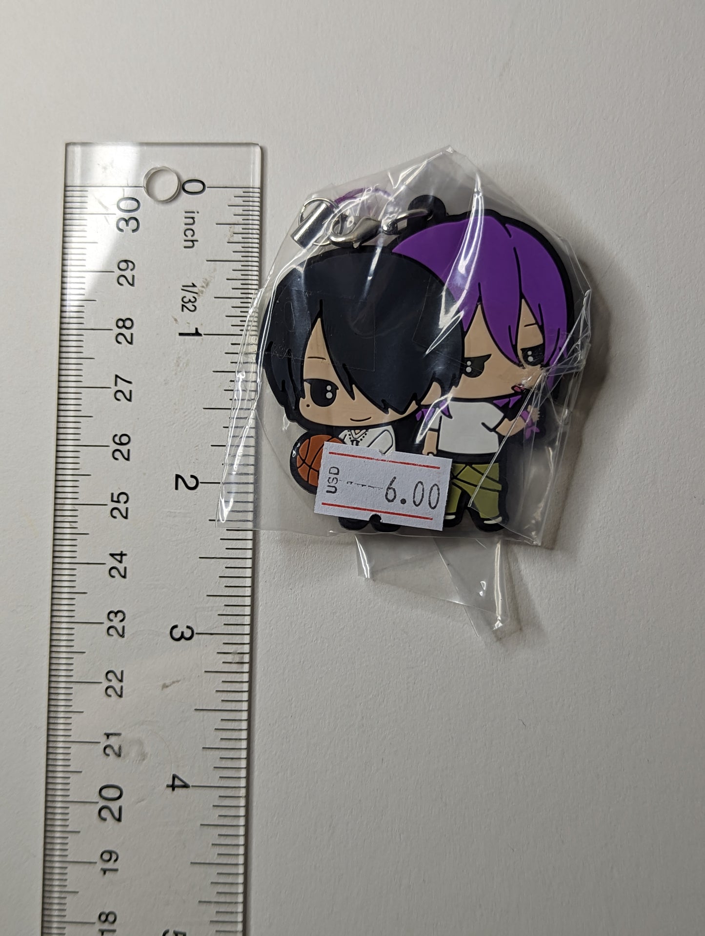 Atsushi Murasakibara Tatsuya Himuro Kuroko no Basket Rubber Strap
