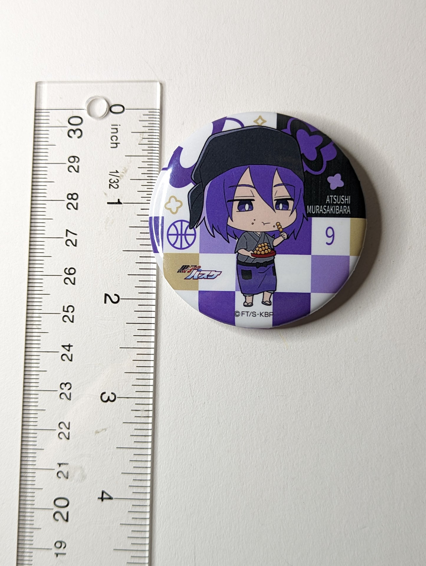 Atsushi Murasakibara Kuroko no Basket Can Badge