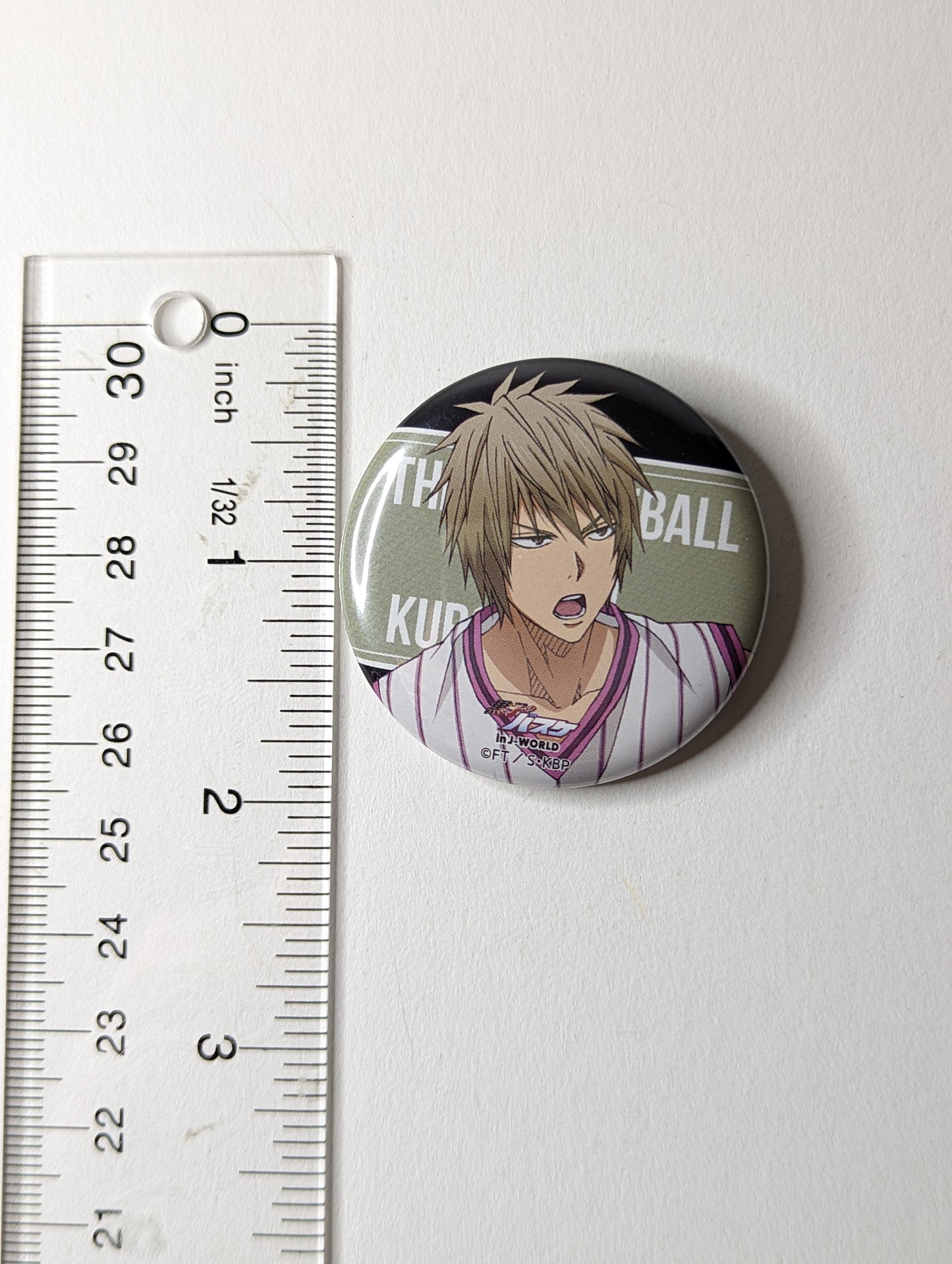 Kensuke Fukui Kuroko no Basket Can Badge