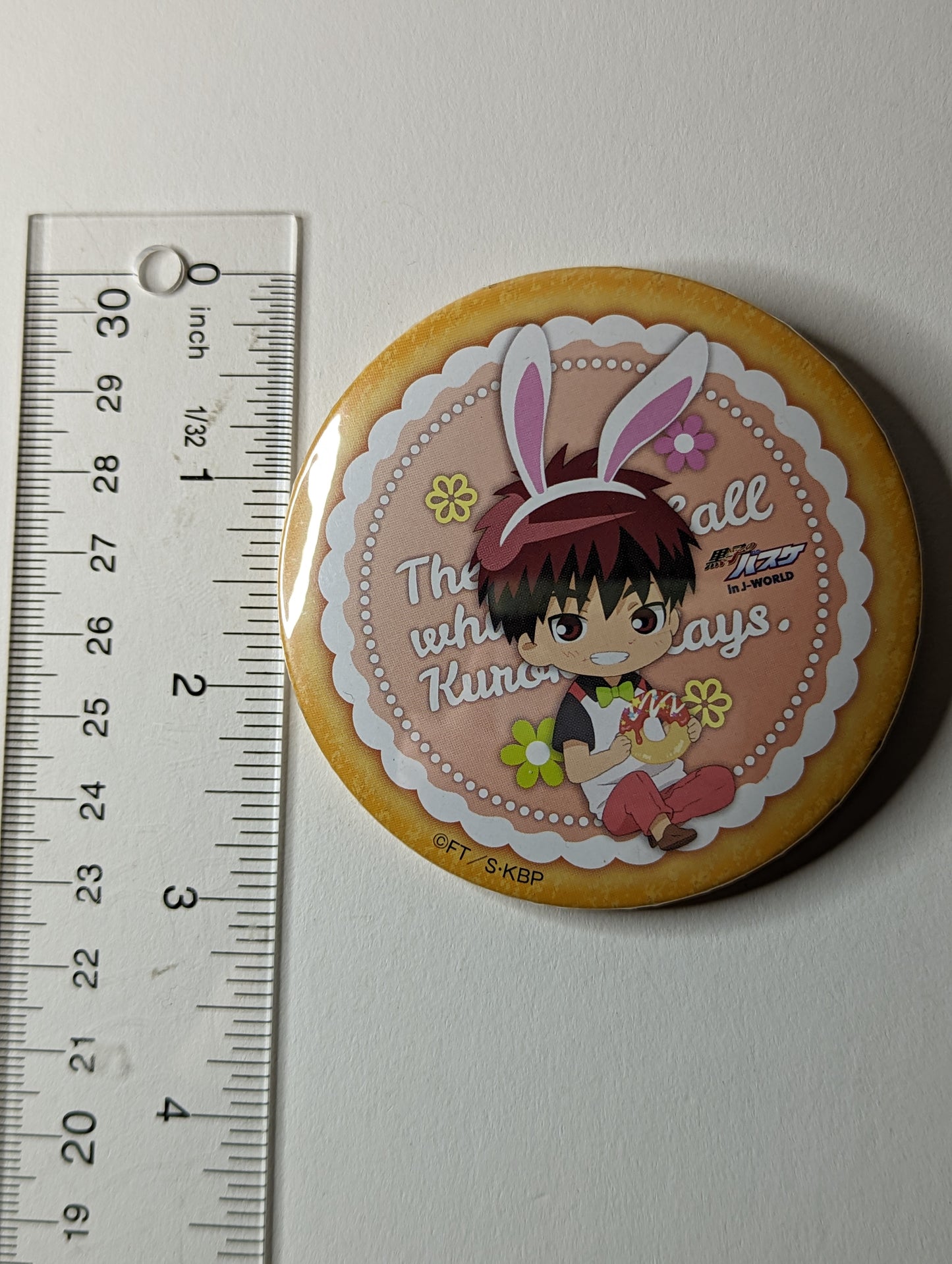 Taiga Kagami Kuroko no Basket Can Badge